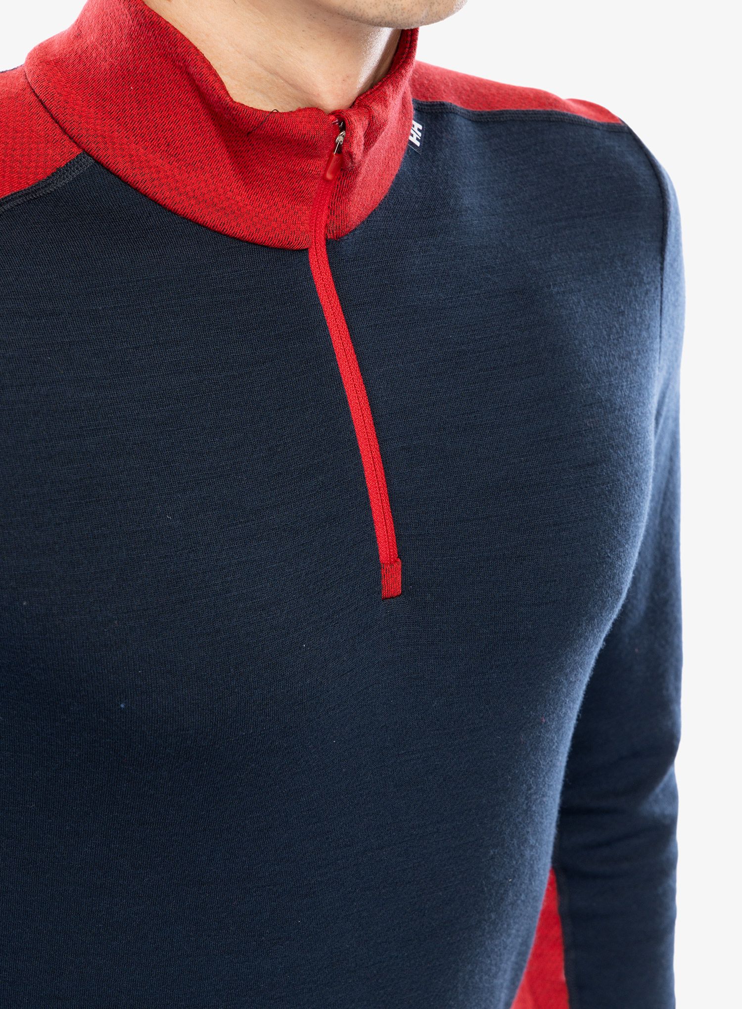 Dukserica Helly Hansen LIFA Merino Midweight 1/2 Zip - navy