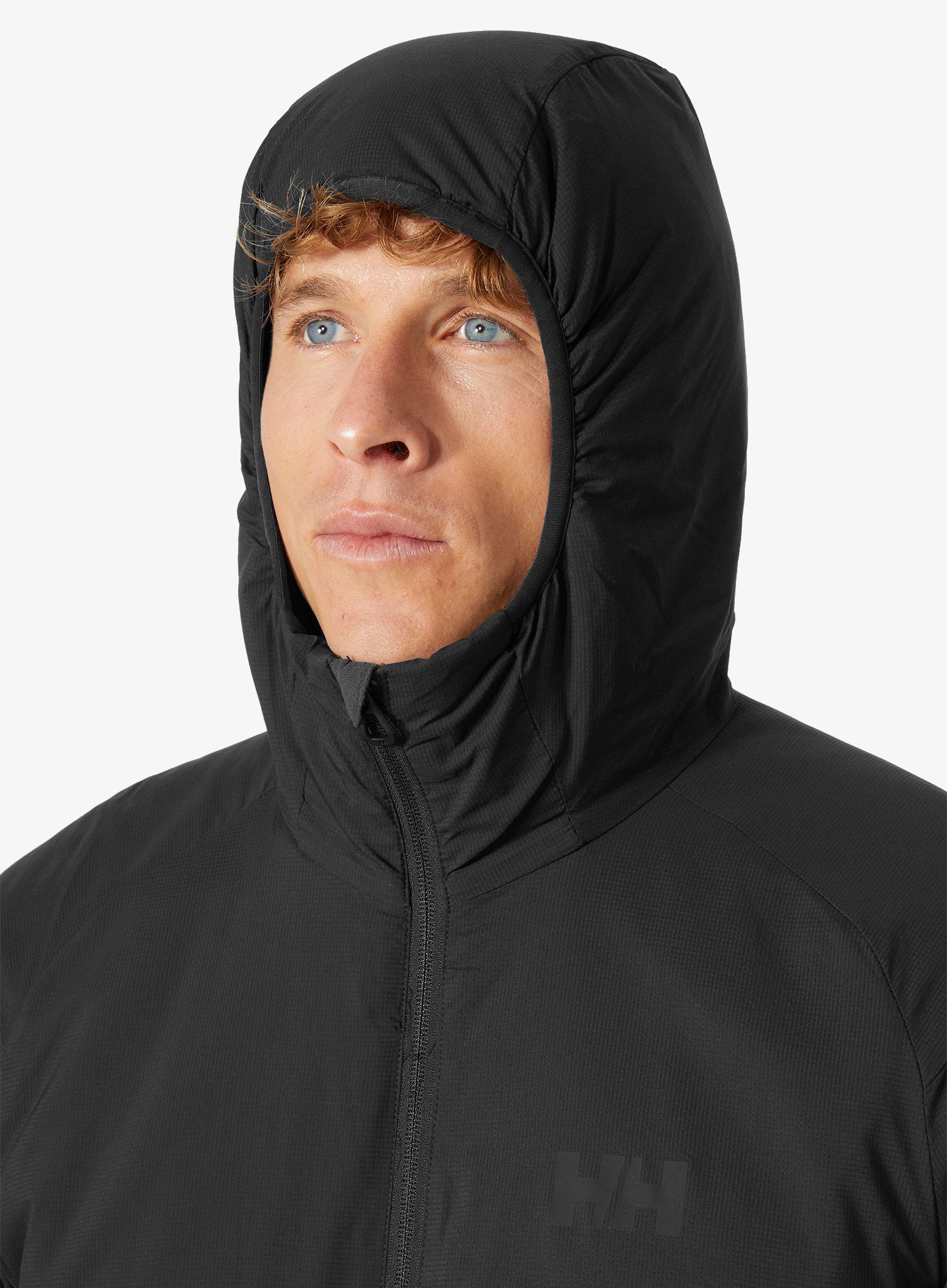 Jakna s postavom Helly Hansen Verglas Hooded Insulator - black/black gum