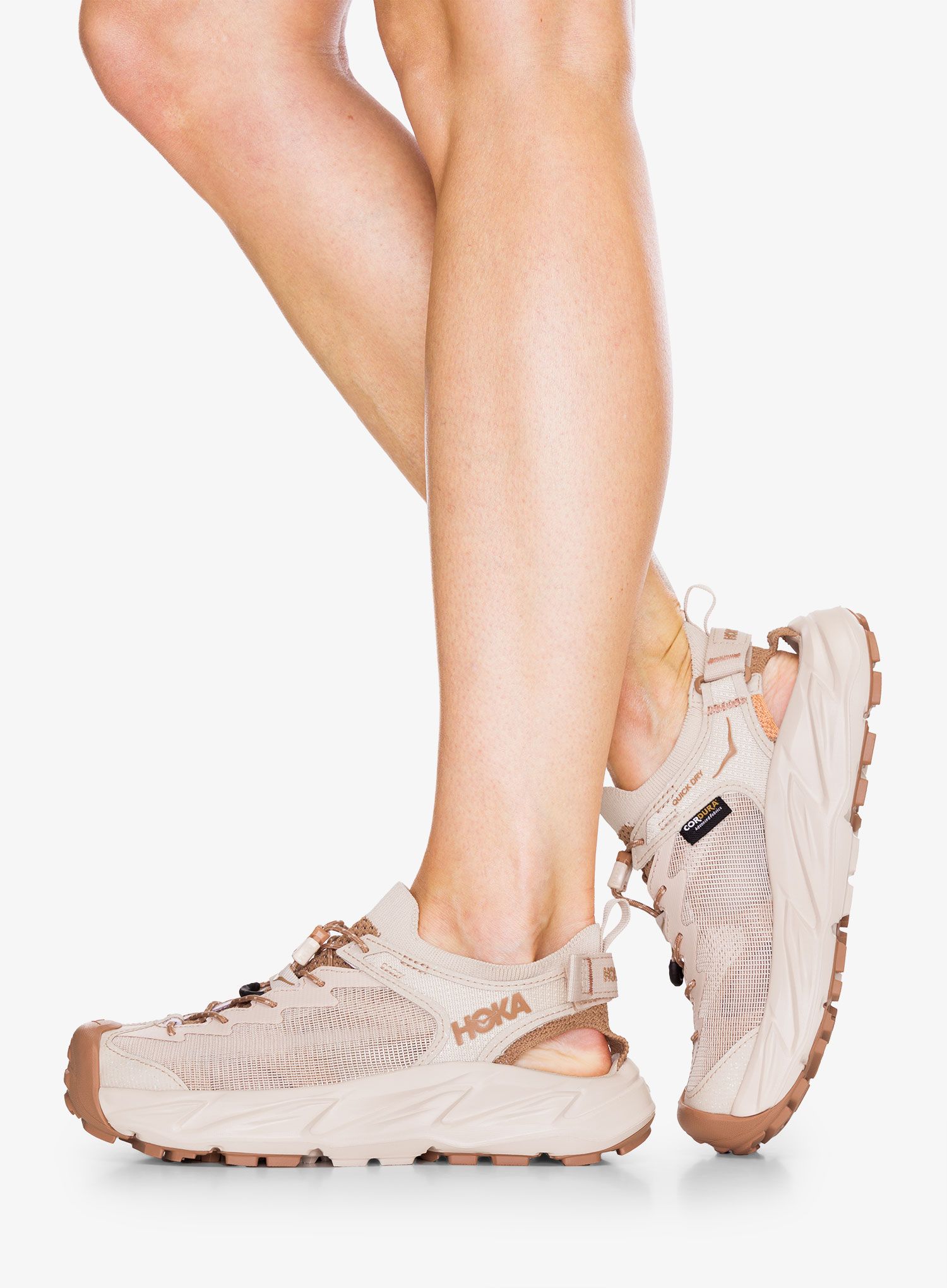 Ženske trekking sandale Hoka Hopara 2 - cream/ced