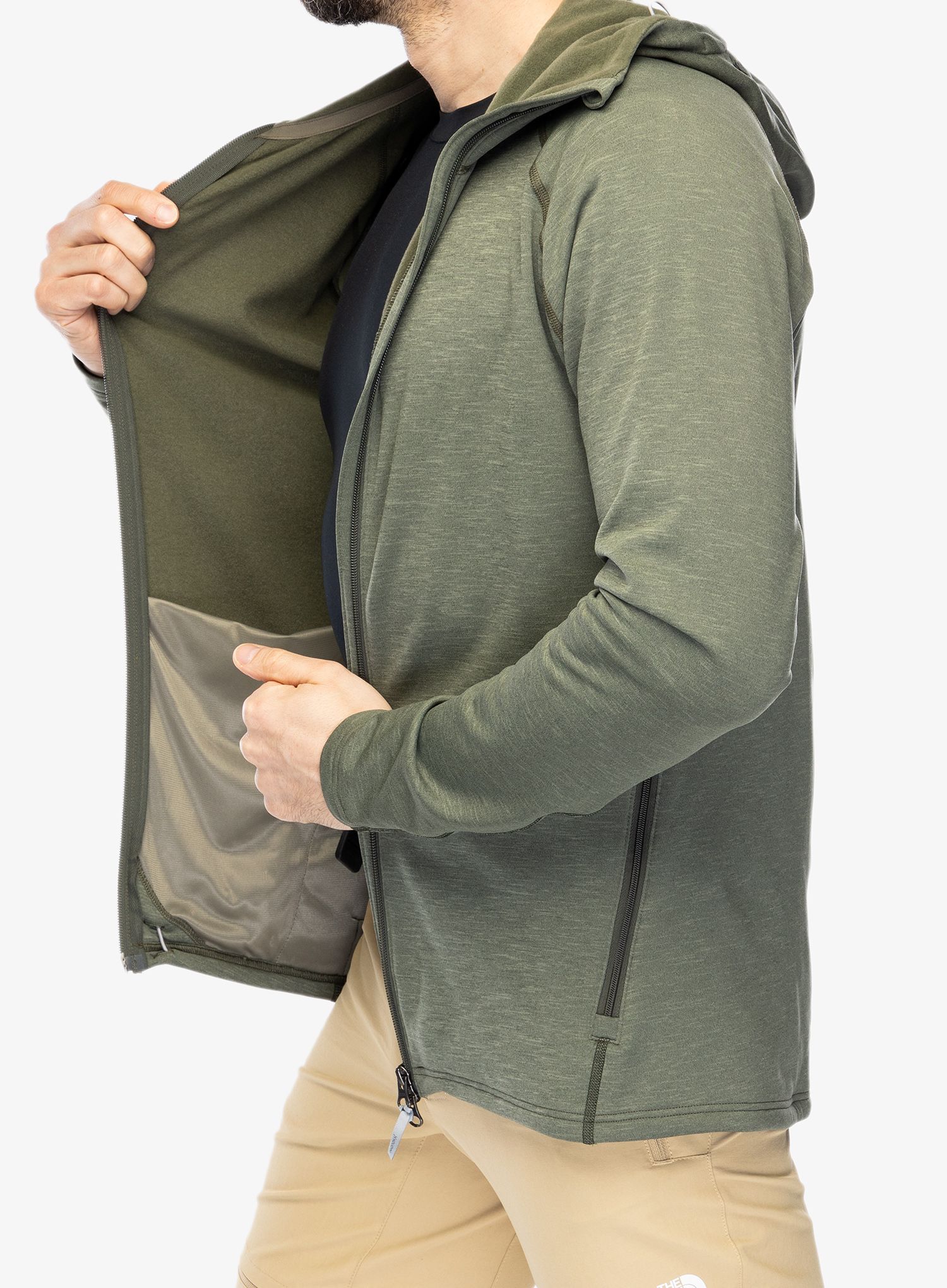 Trekking dukserica Houdini Outright Houdi - sage green