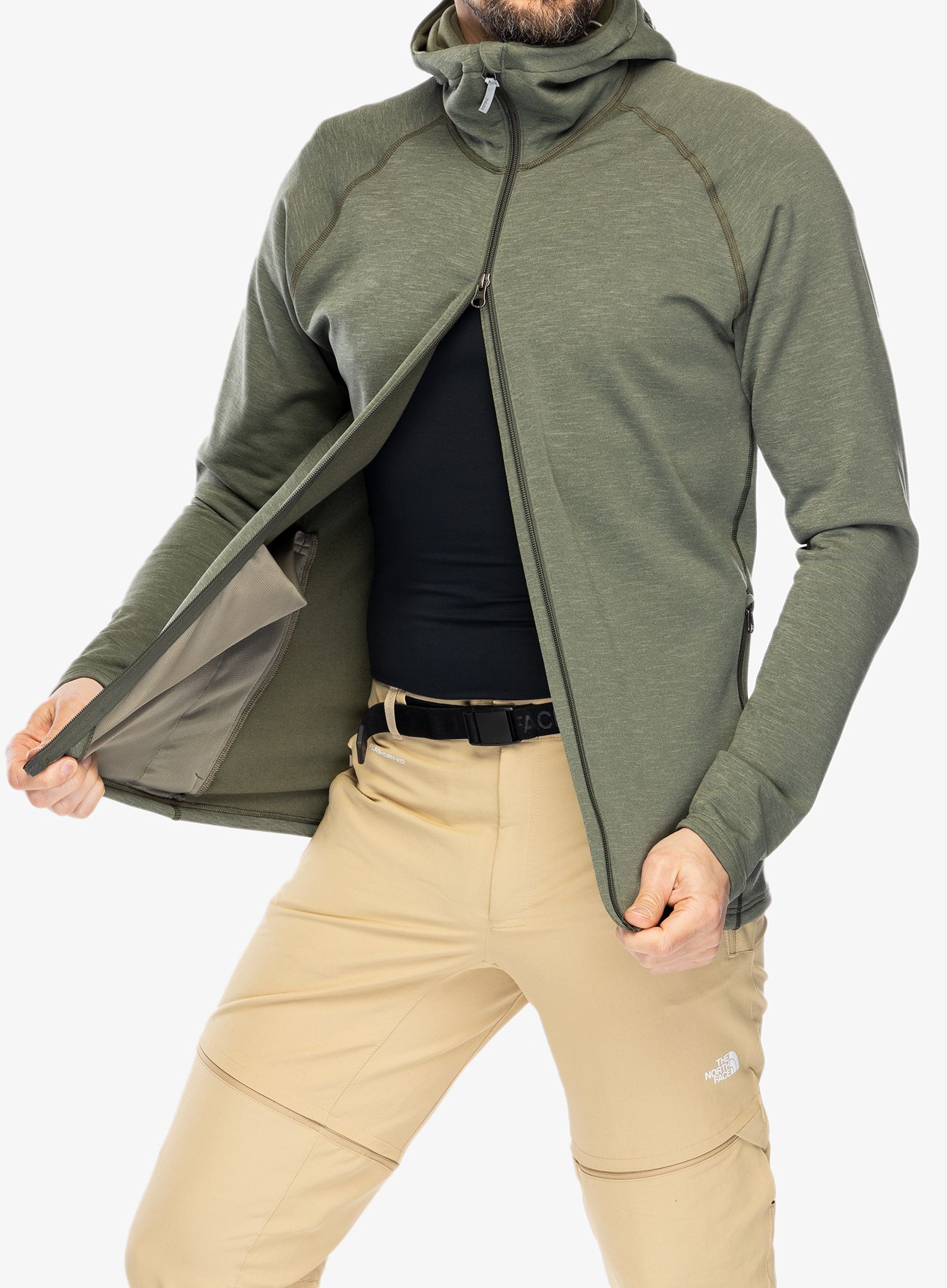 Trekking dukserica Houdini Outright Houdi - sage green