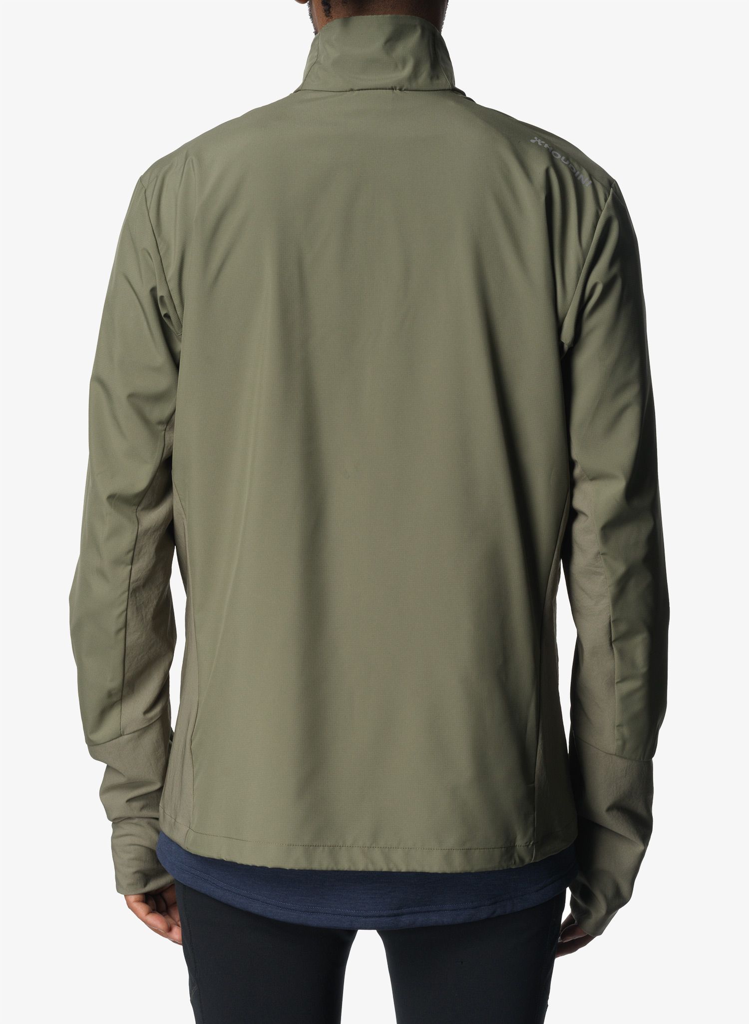 Jakna za trčanje Houdini Pace Wind Jacket - sage green