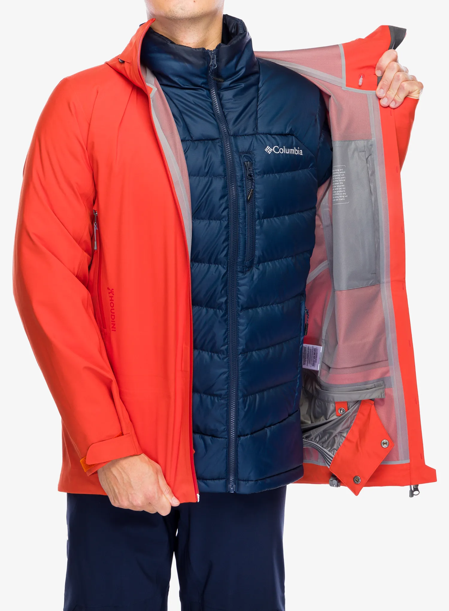 Kišna jakna Houdini Ride Jacket - en route red