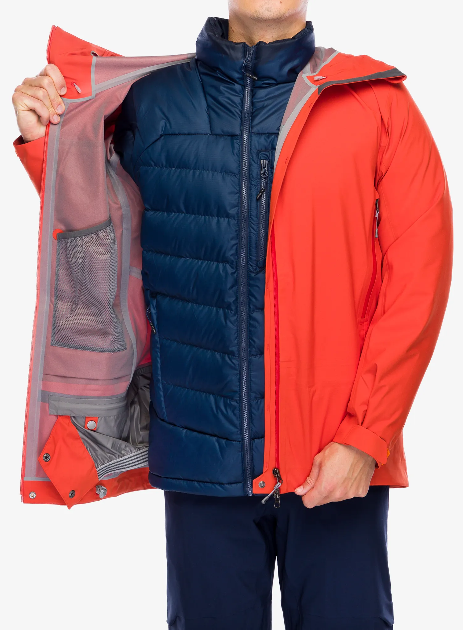Kišna jakna Houdini Ride Jacket - en route red