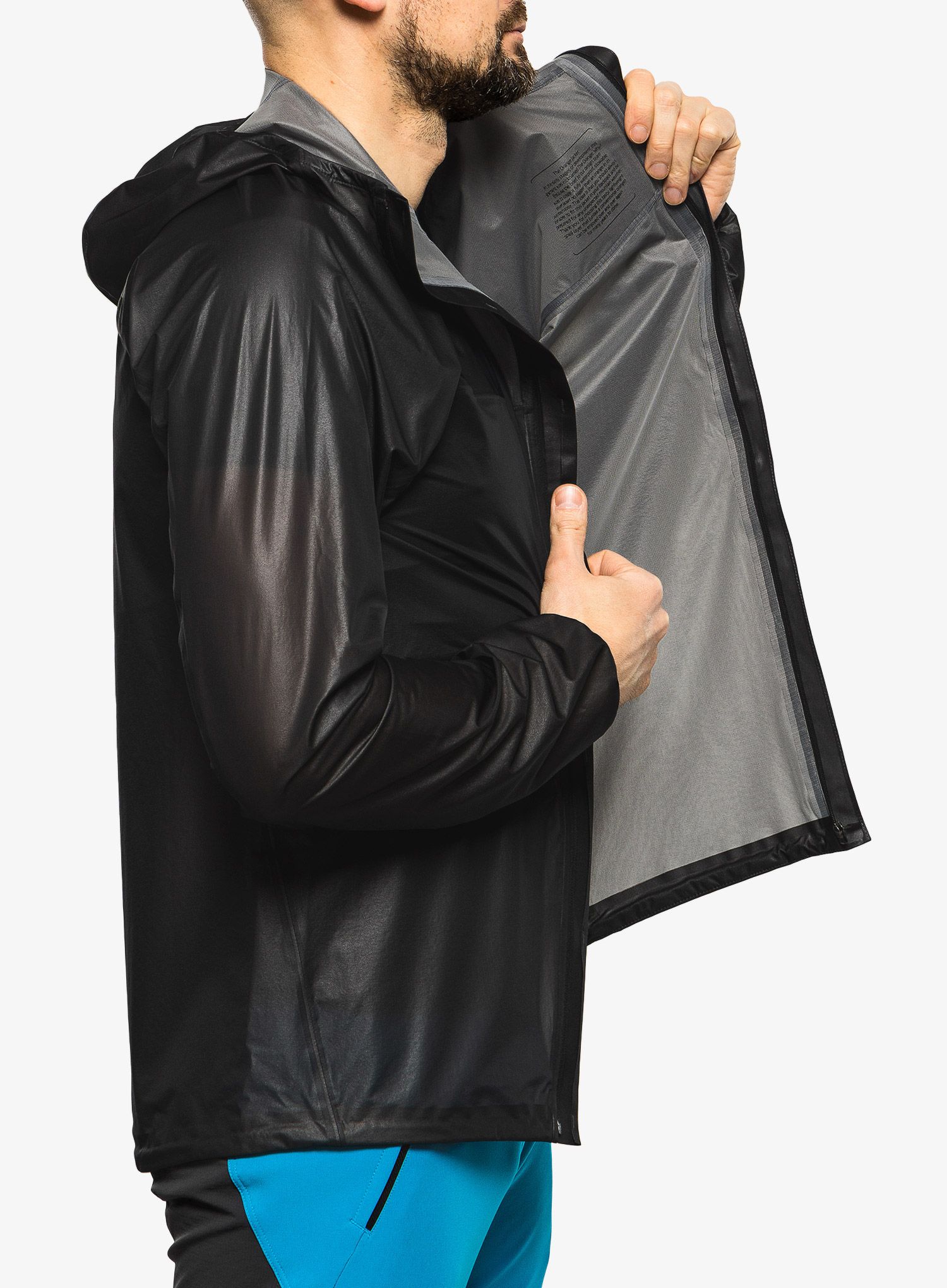 Kišna jakna Houdini The Orange Jacket  - true black