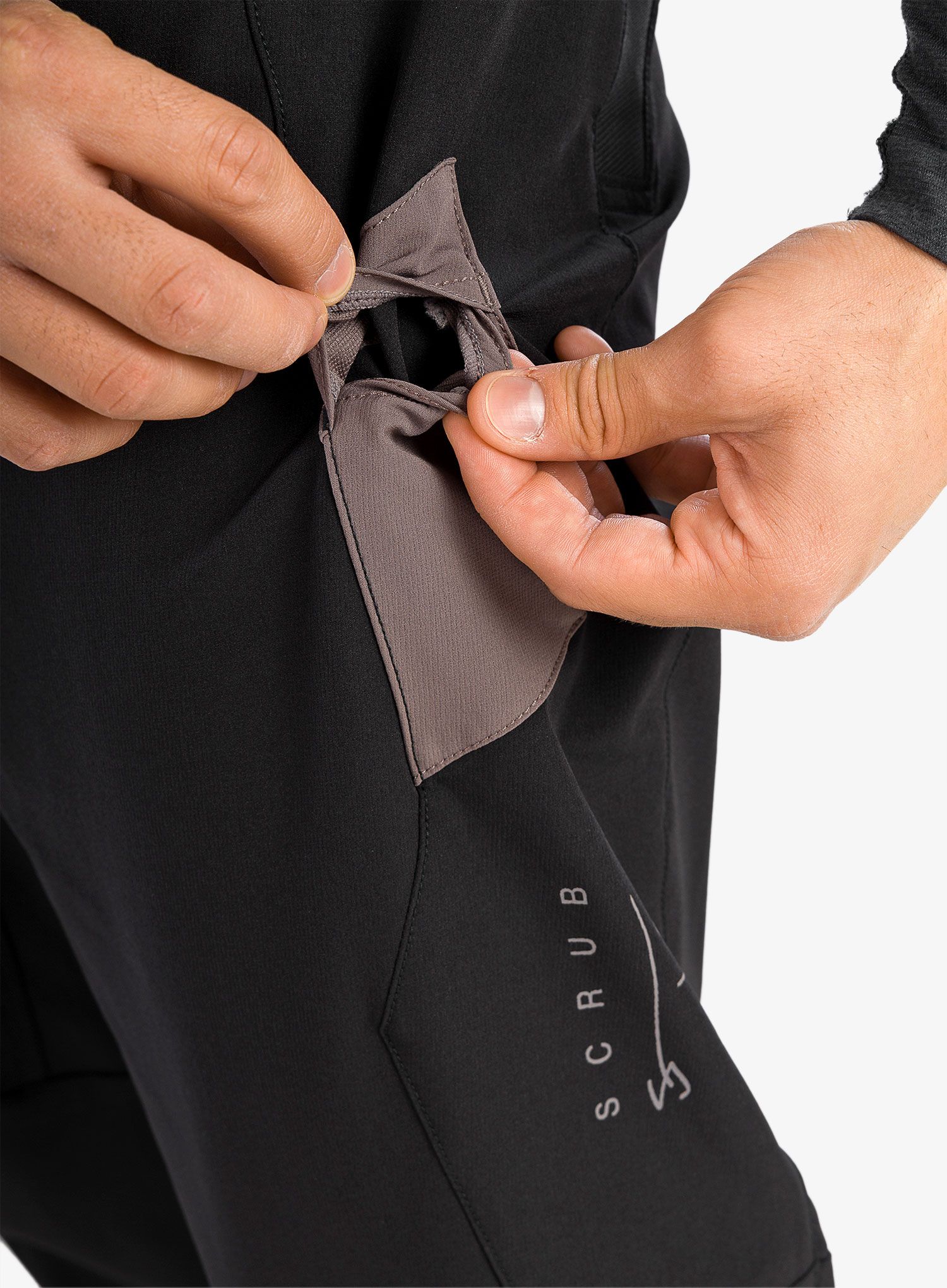 Biciklističke hlače ION Scrub Pants - black
