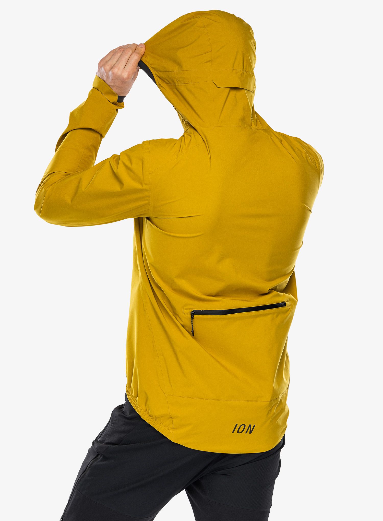 Biciklistička jakna ION Shelter Lite 2.5L Jacket - dark/amber