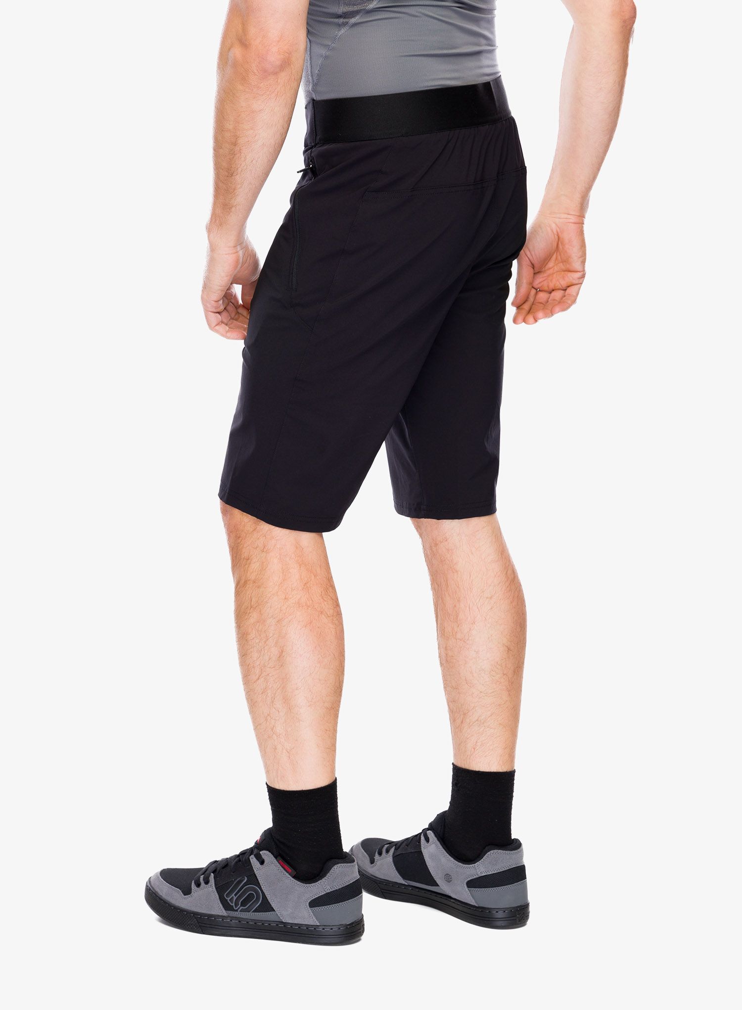 Biciklističke kratke hlače ION Tech Logo Shorts - black