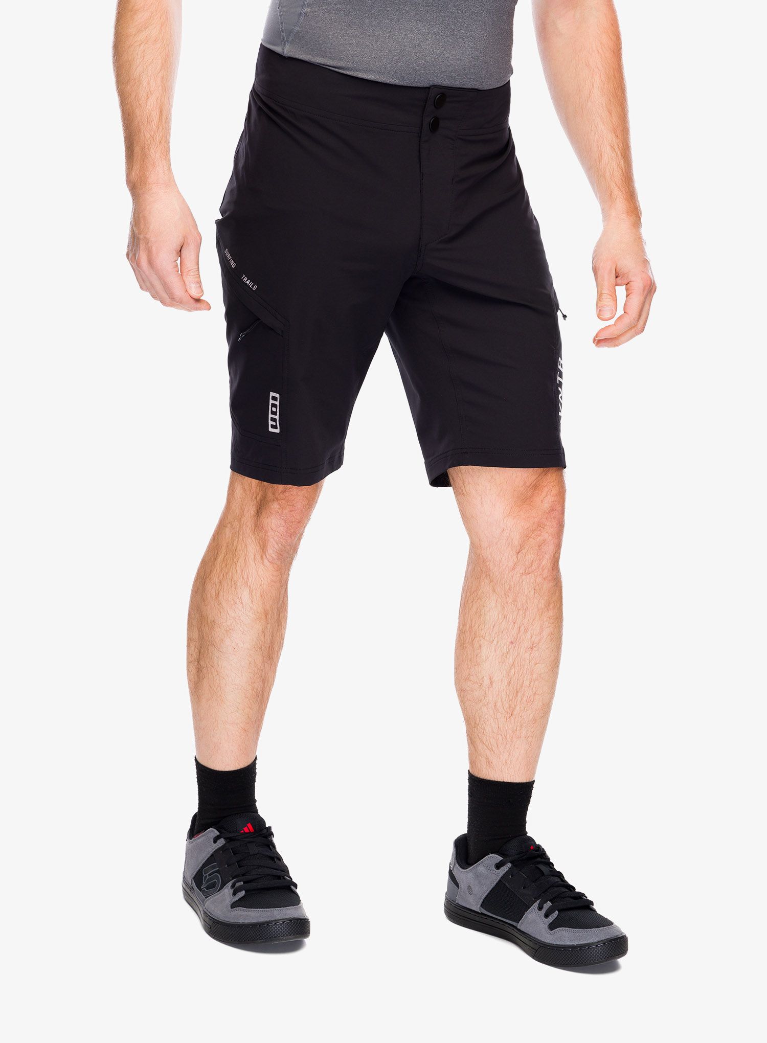 Biciklističke kratke hlače ION VNTR Amp - black