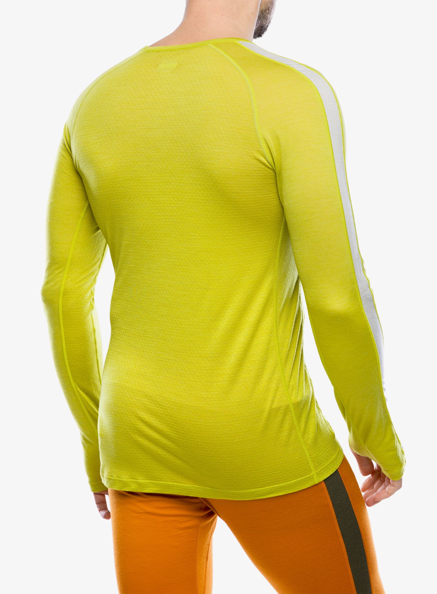 Termoaktivna dukserica Icebreaker 125 ZoneKnit LS Crewe - lime/ether