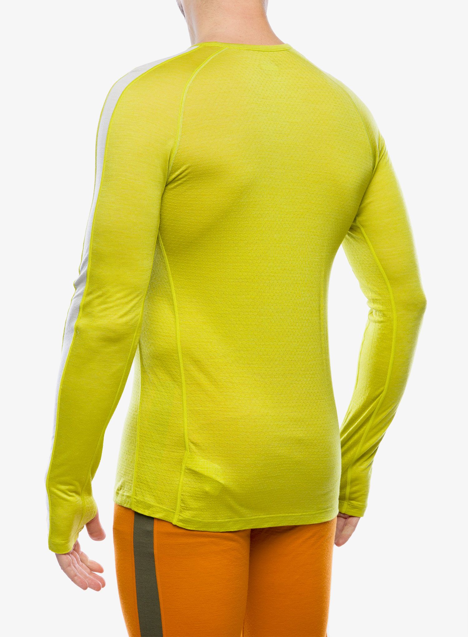 Termoaktivna dukserica Icebreaker 125 ZoneKnit LS Crewe - lime/ether