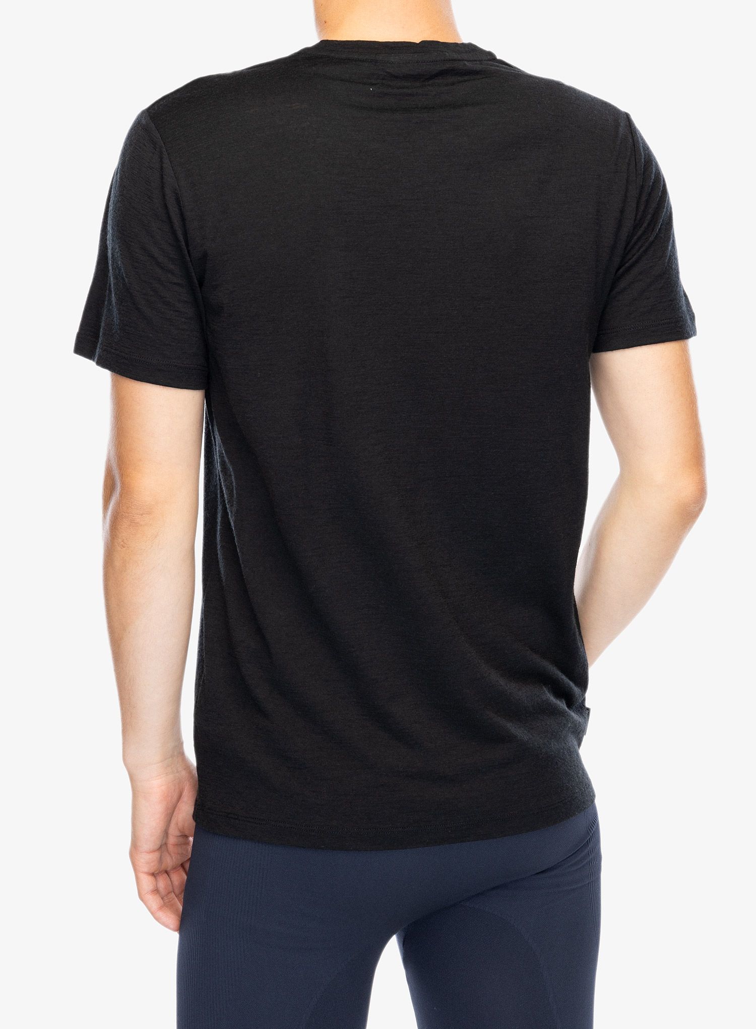 Merino majica Icebreaker Merino 150 Tech Lite SS T Pukaki Reflected - black
