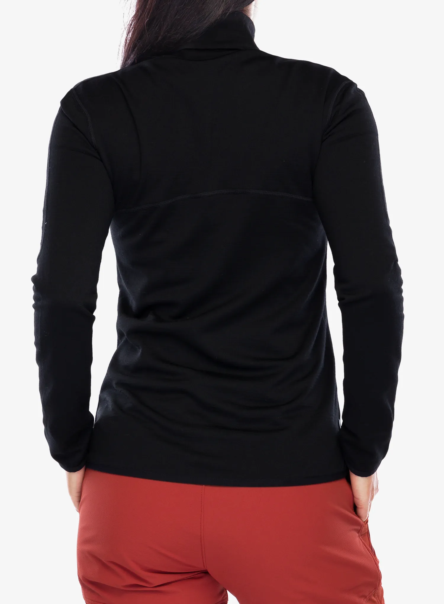 Dukserica na otkopčavanje ženska Icebreaker Merino 560 Realfleece Elemental II LS Zip - black
