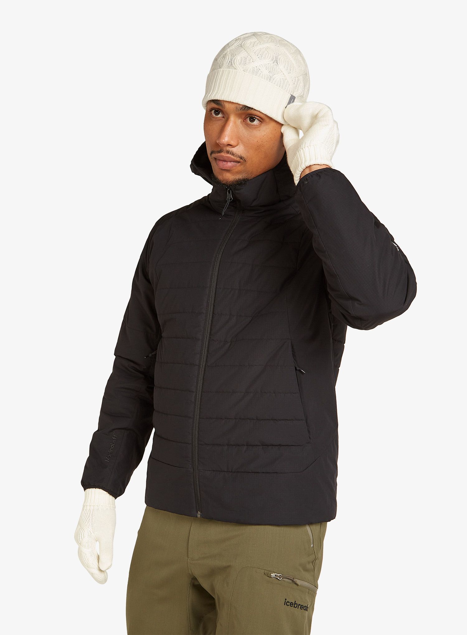 Zimska kapa Icebreaker Merino Cable Knit Beanie - undyed