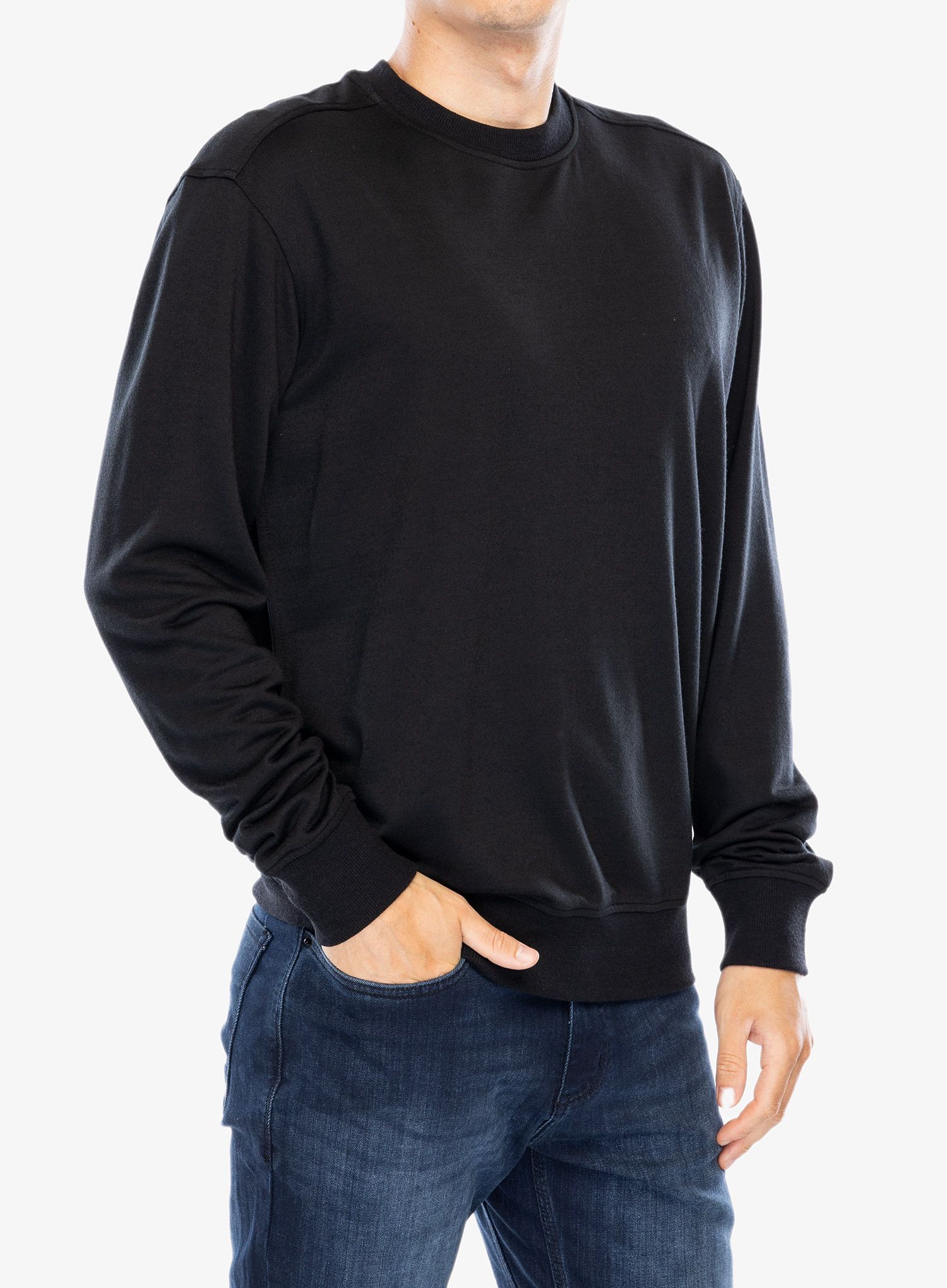 Dukserica Icebreaker Merino Shifter II LS Sweatshirt - black