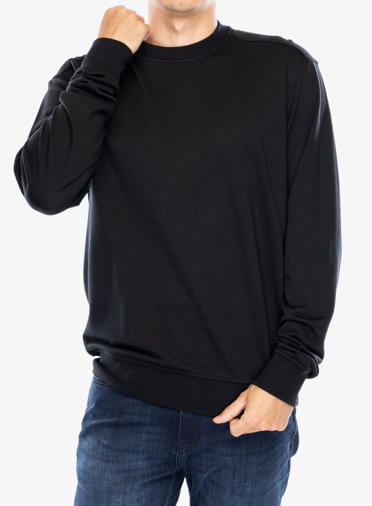 Dukserica Icebreaker Merino Shifter II LS Sweatshirt - black