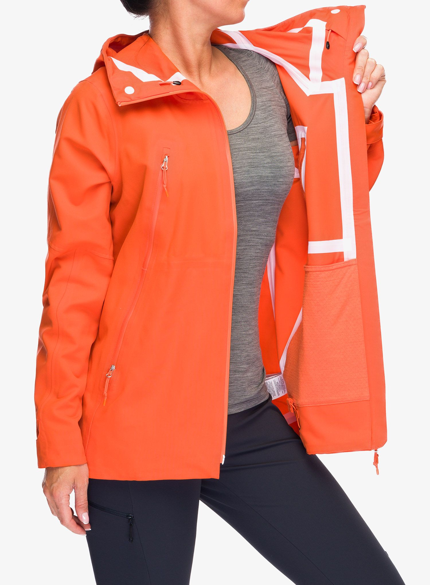 Ženska softshell jakna Icebreaker Shell+ Hooded Jacket - flash