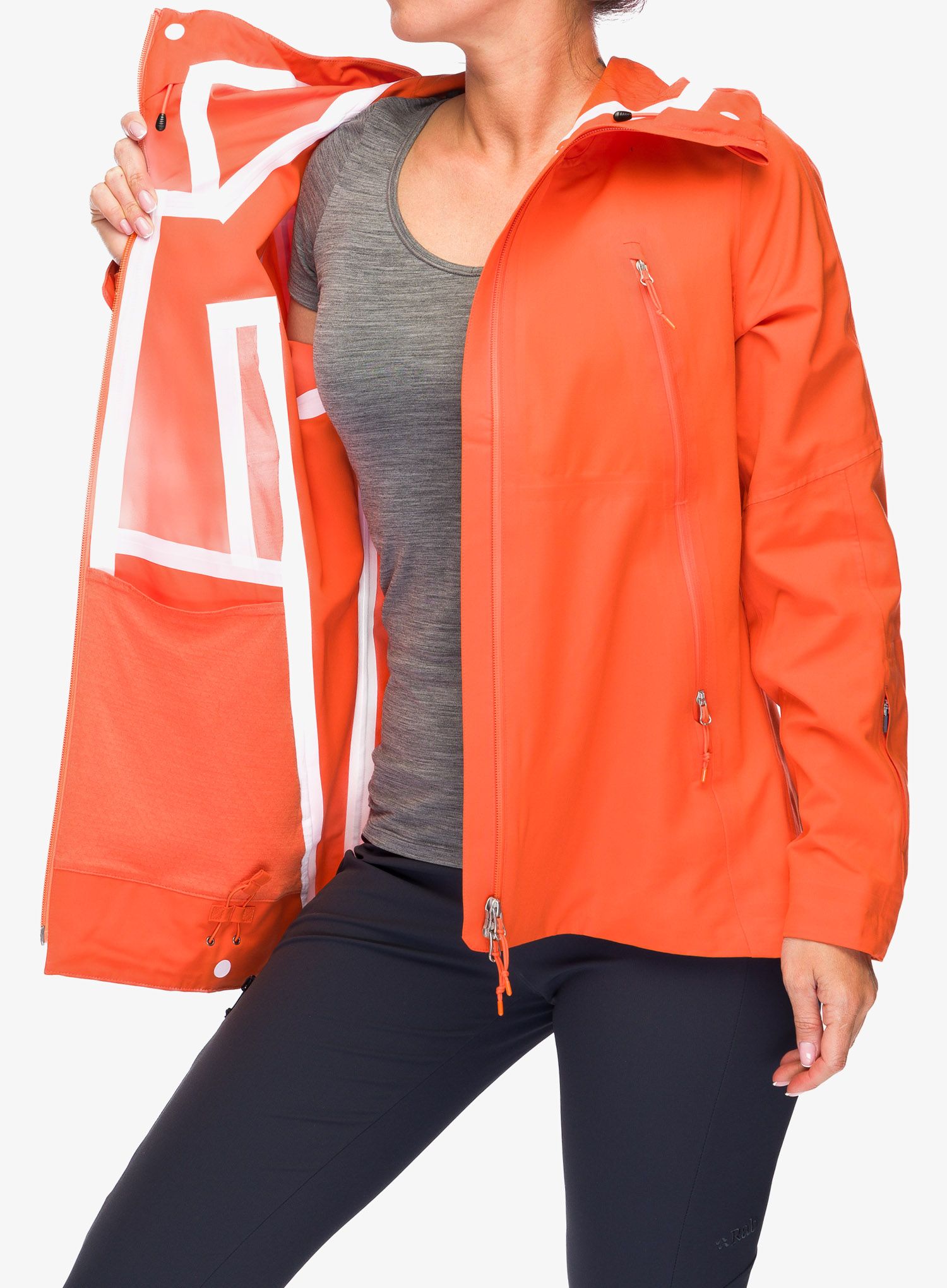 Ženska softshell jakna Icebreaker Shell+ Hooded Jacket - flash