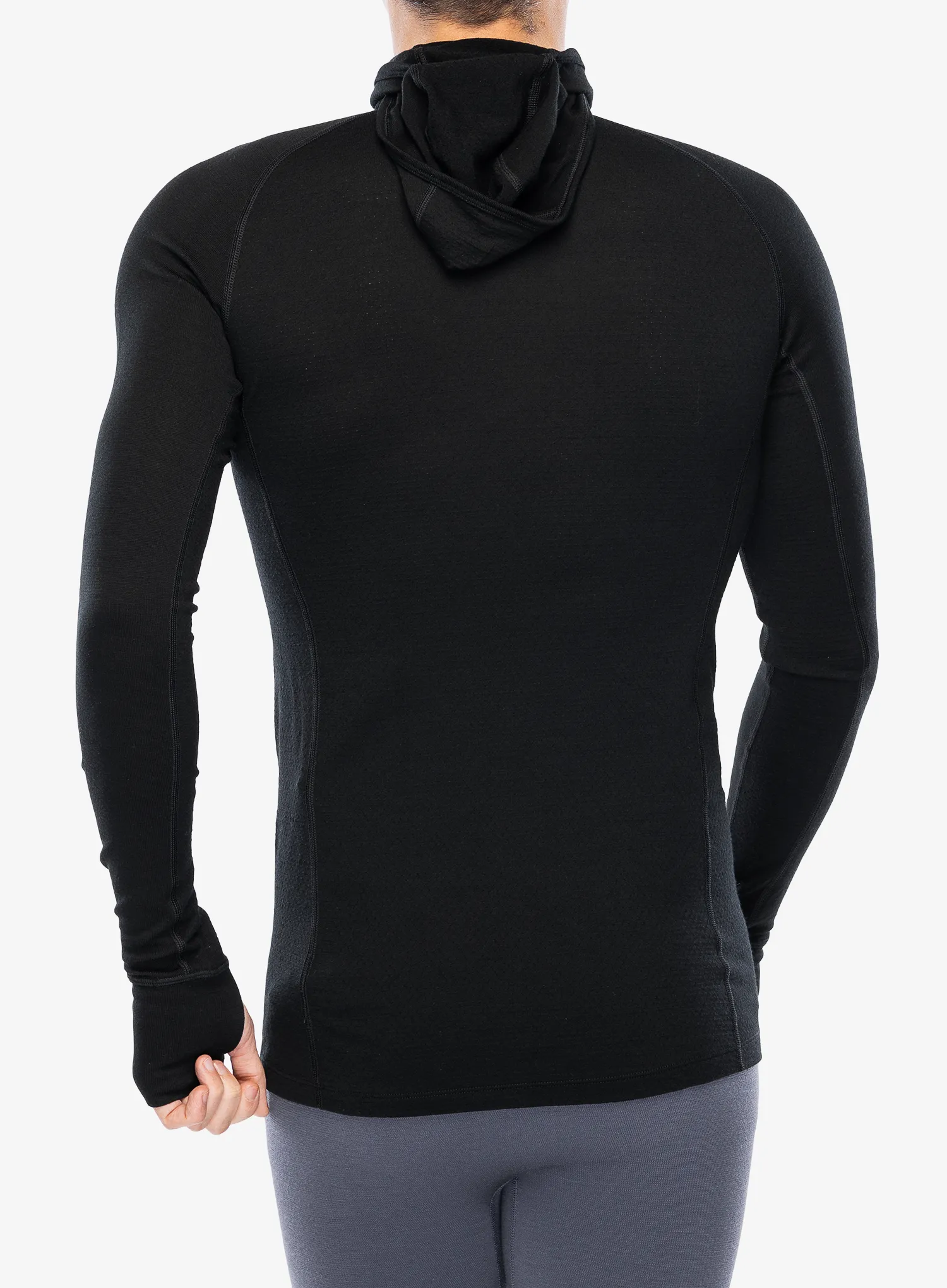 Termoaktivna dukserica Icebreaker ZoneKnit Insulated LS Hoodie - black