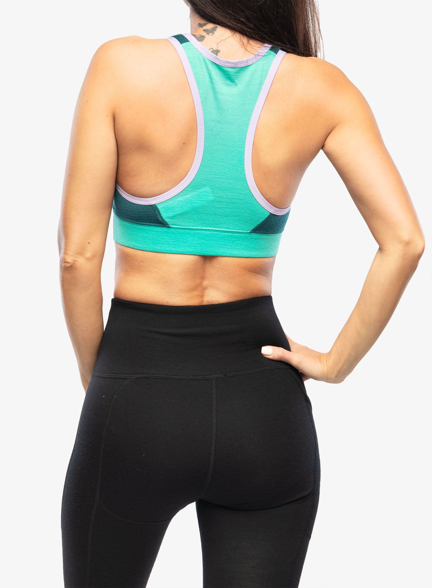 Sportski grudnjak Icebreaker ZoneKnit Sport Bra - fresh/green
