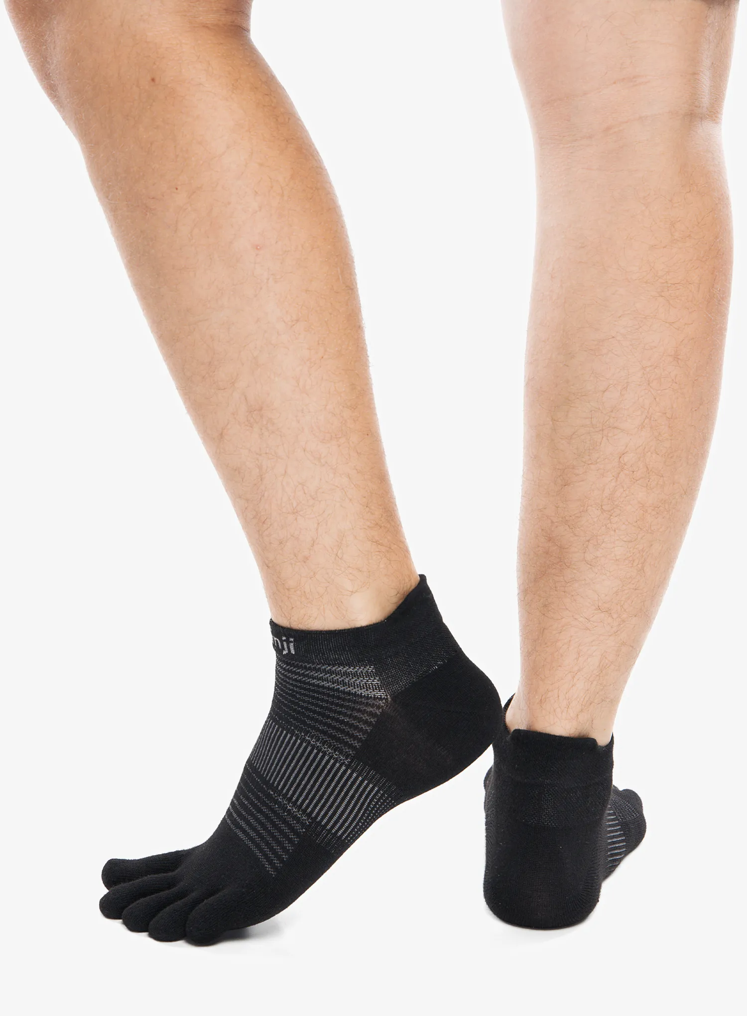 Čarape za trčanje Injinji Run Lightweight No-Show - black