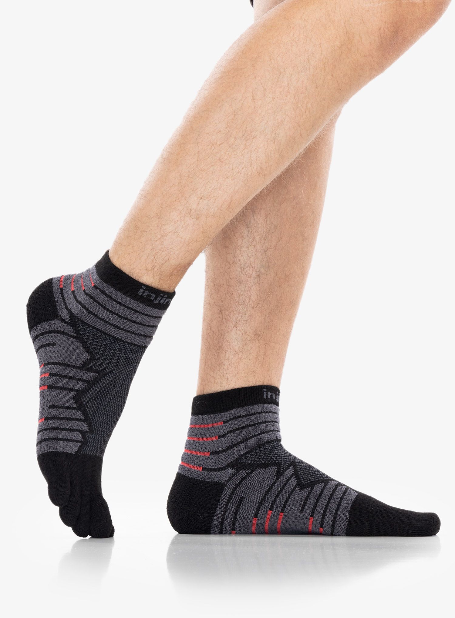 Čarape za trčanje Injinji Ultra Run Mini-Crew - onyx