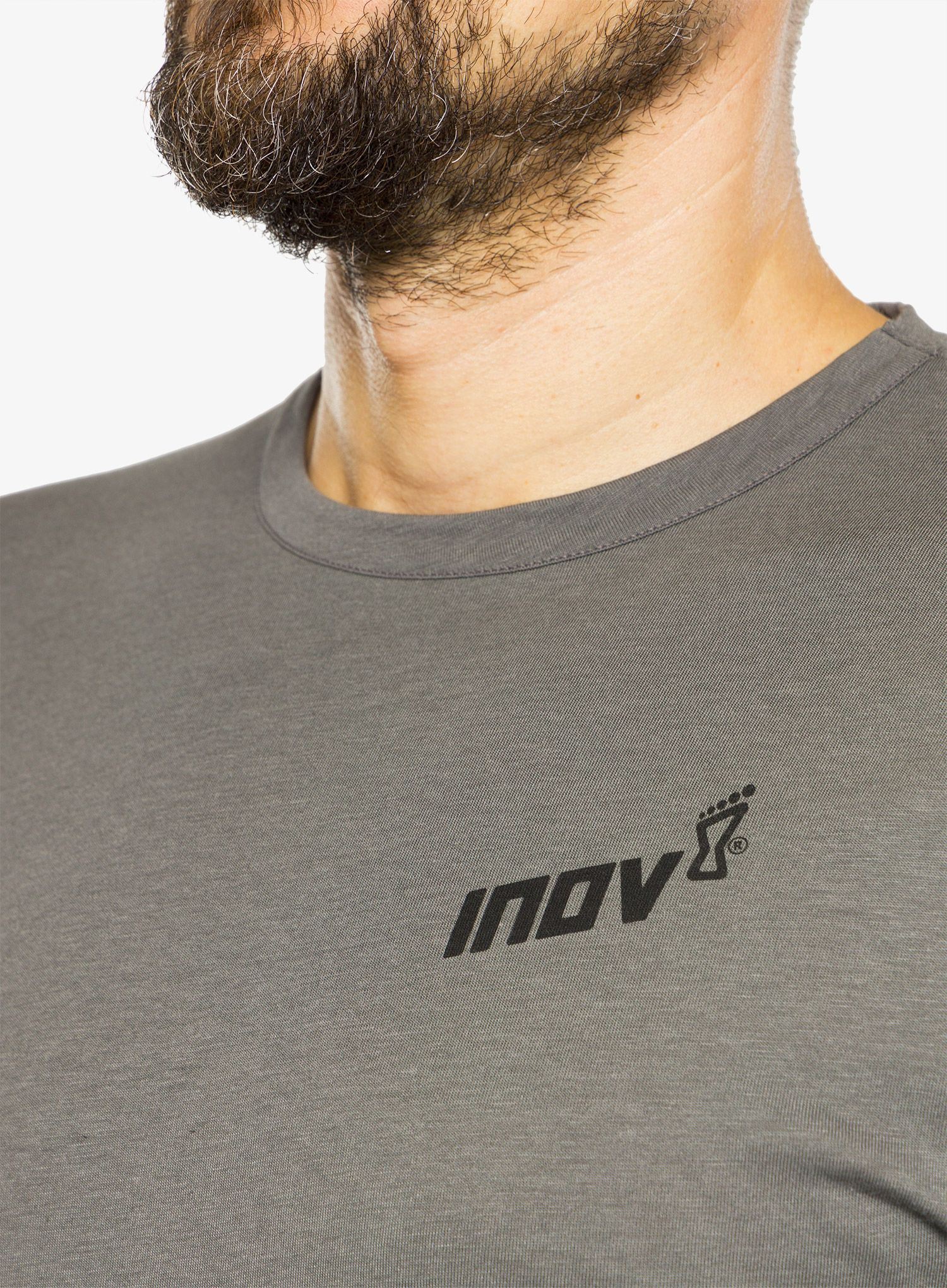 Majica dugih rukava Inov-8 Graphic Tee LS Brand - grey