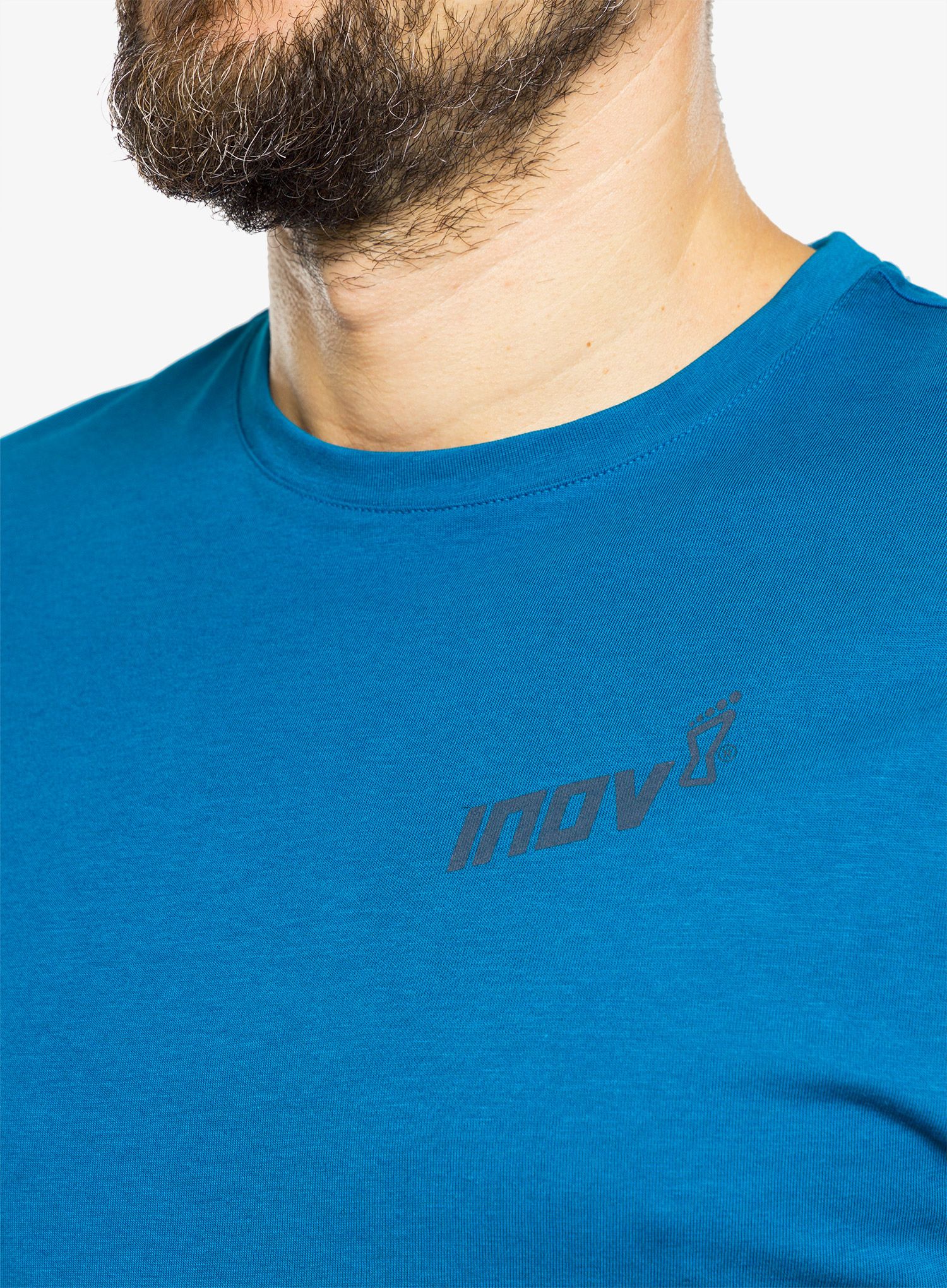 Majica za trčanje Inov-8 Graphic Tee SS Brand - blue
