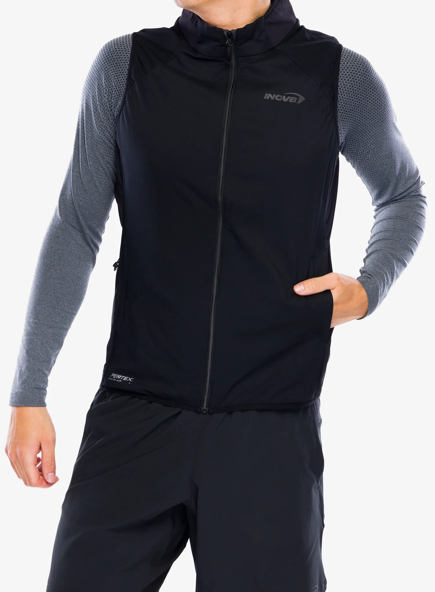 Prsluk Inov-8 Performance Hybrid Gilet - black