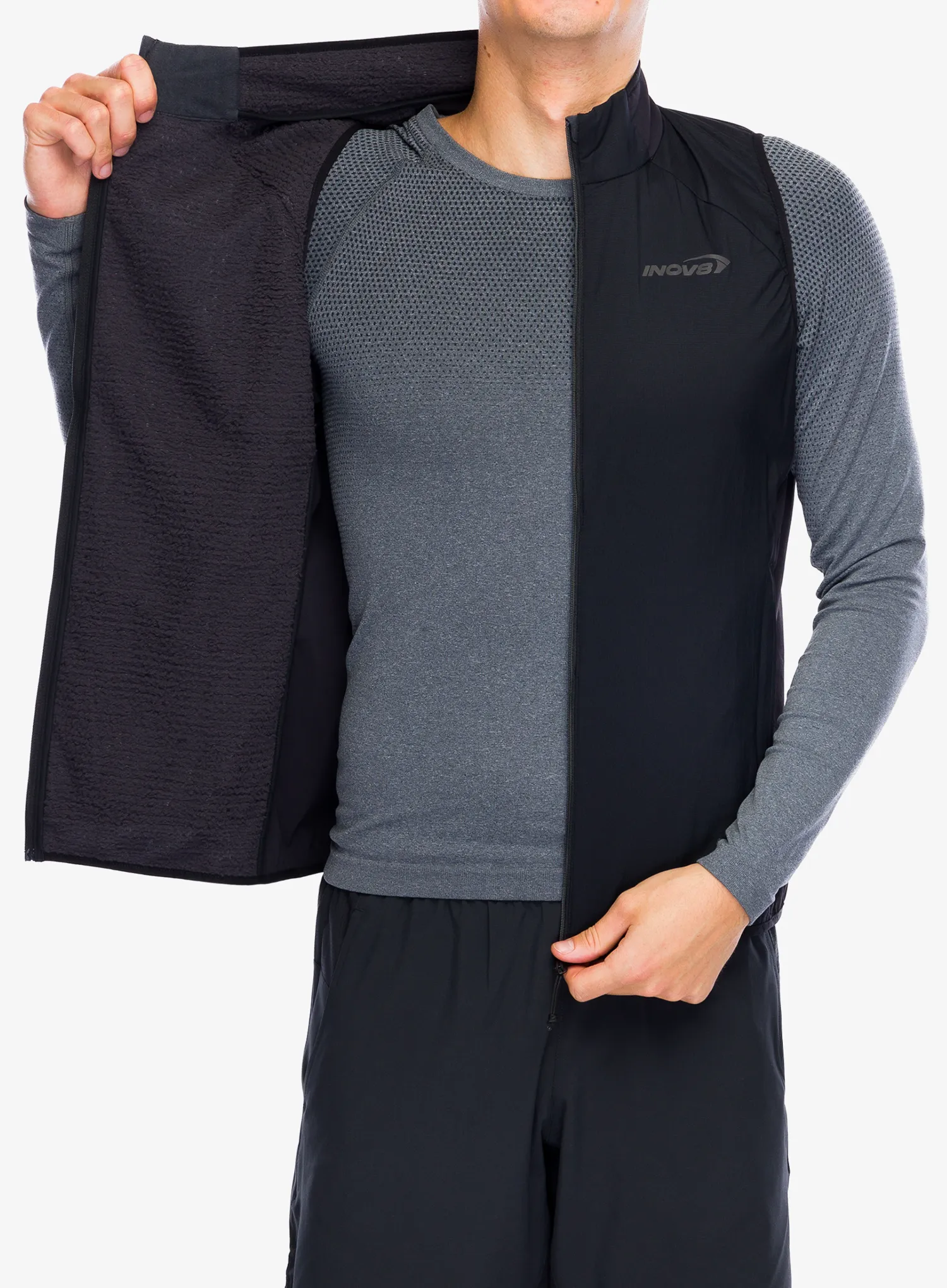 Prsluk Inov-8 Performance Hybrid Gilet - black