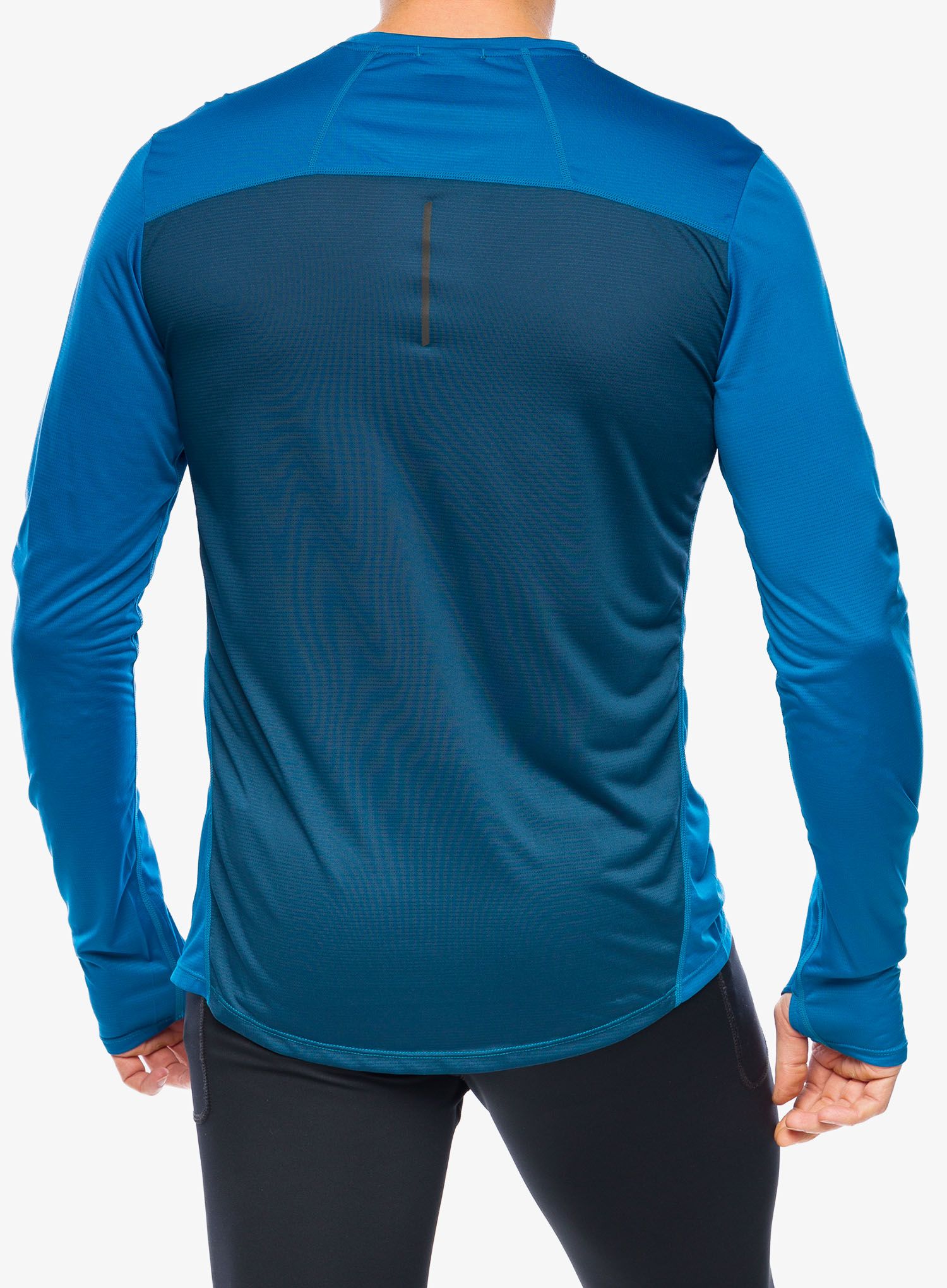 Dukserica za trčanje Inov-8 Performance Long Sleeve - blue/navy