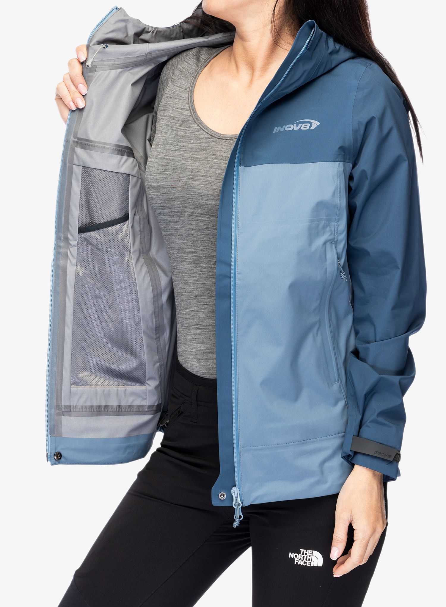 Ženska kišna jakna Inov-8 Venturelite Jacket FZ - navy/slate