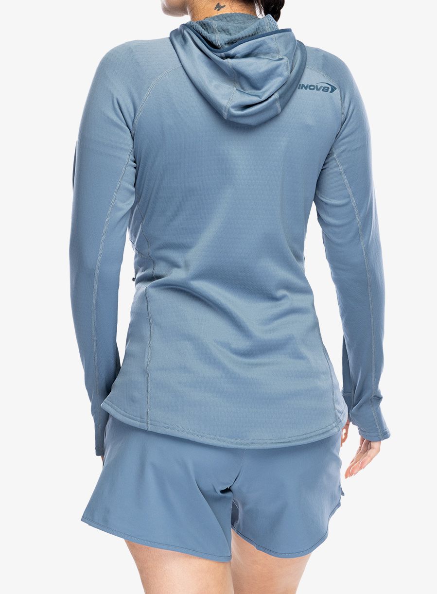 Ženska dukserica na otkopčavanje Inov-8 Venturelite Mid Hoodie FZ - slate