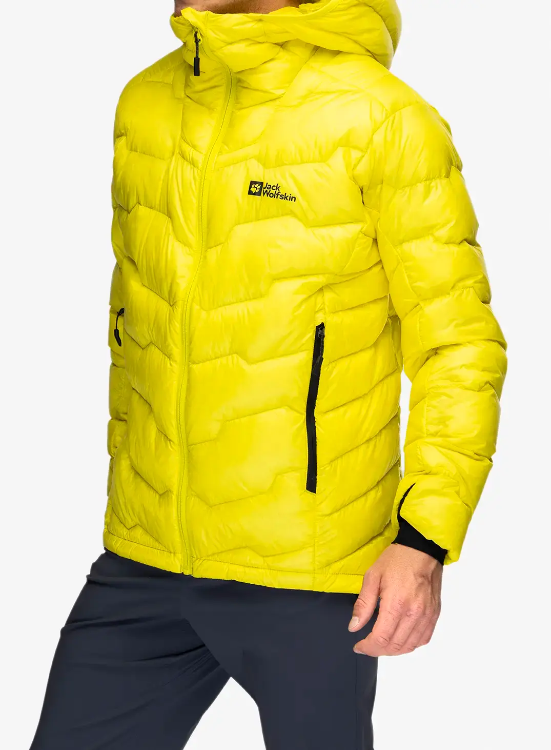 Pernata jakna Jack Wolfskin Alpspitze Down Hoody - firefly