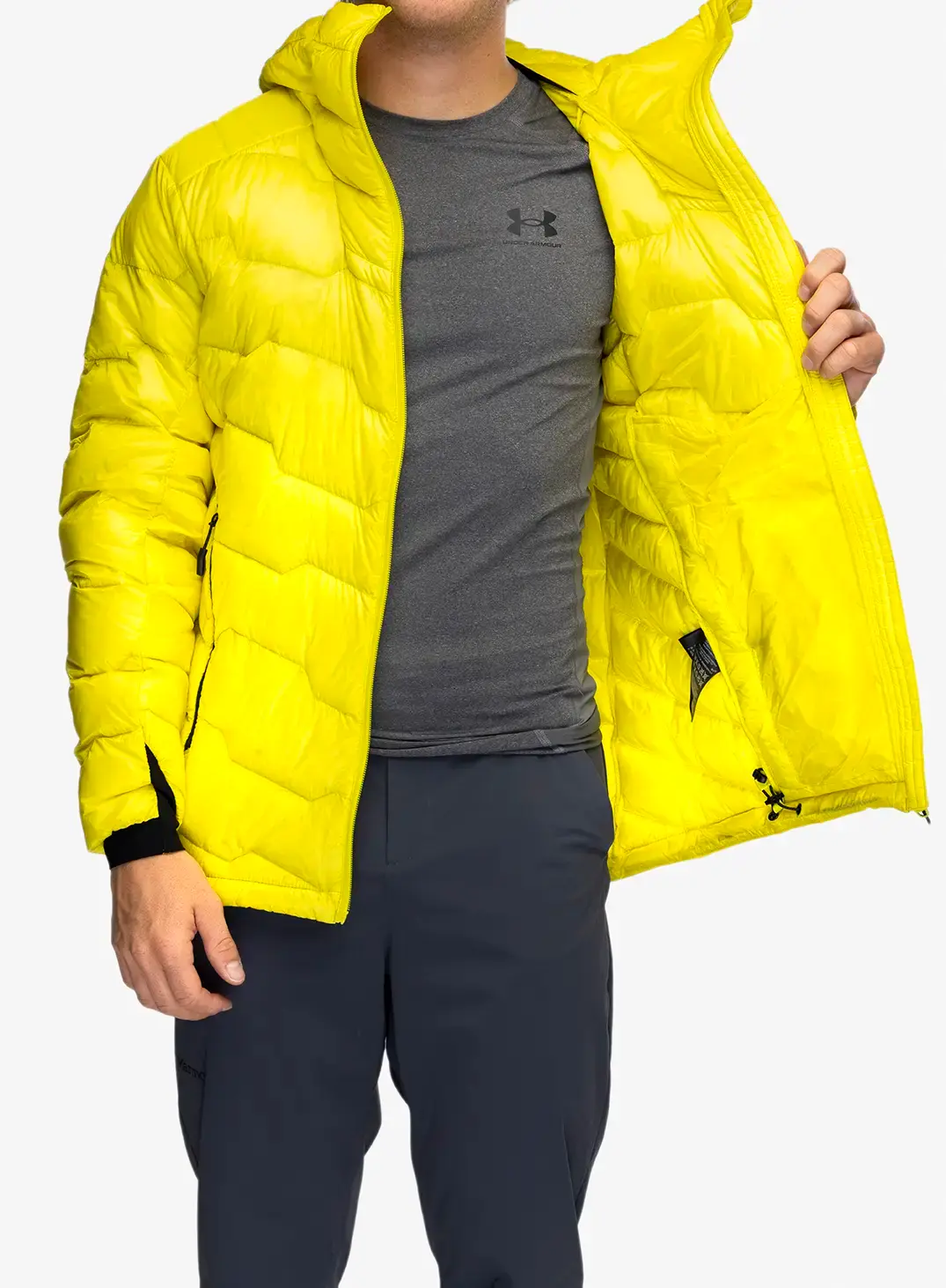 Pernata jakna Jack Wolfskin Alpspitze Down Hoody - firefly