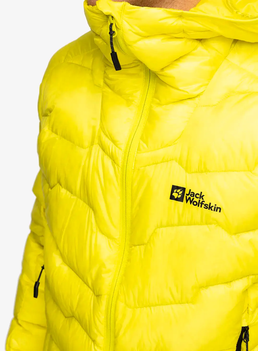Pernata jakna Jack Wolfskin Alpspitze Down Hoody - firefly