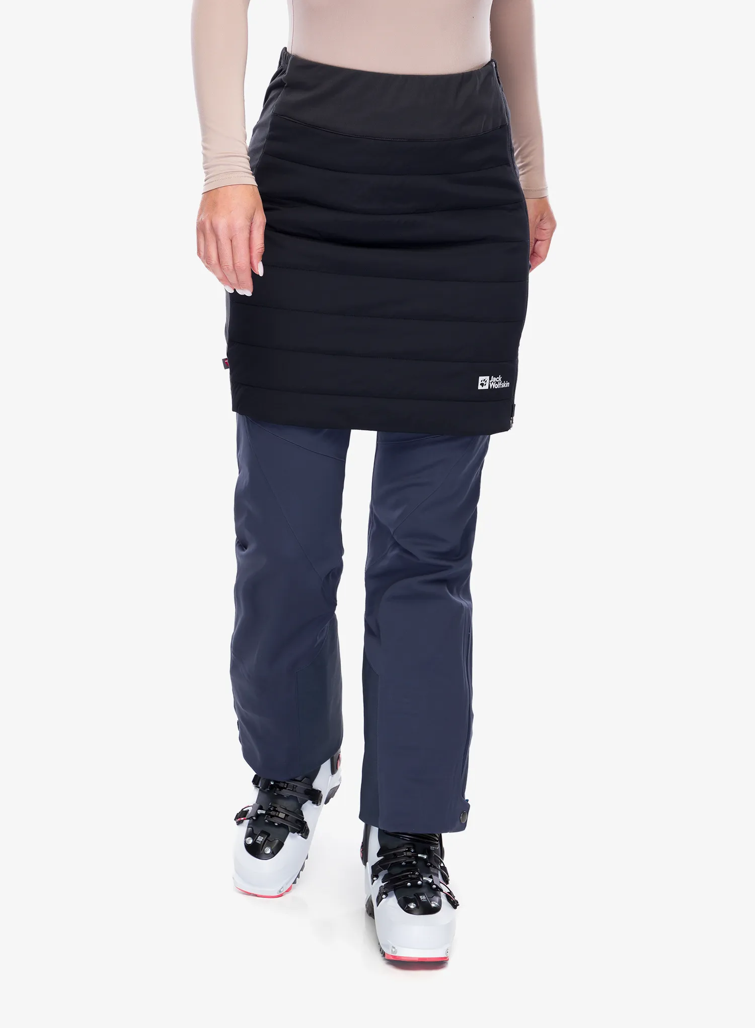Suknja s postavom Jack Wolfskin Alpspitze Ins Skirt - black