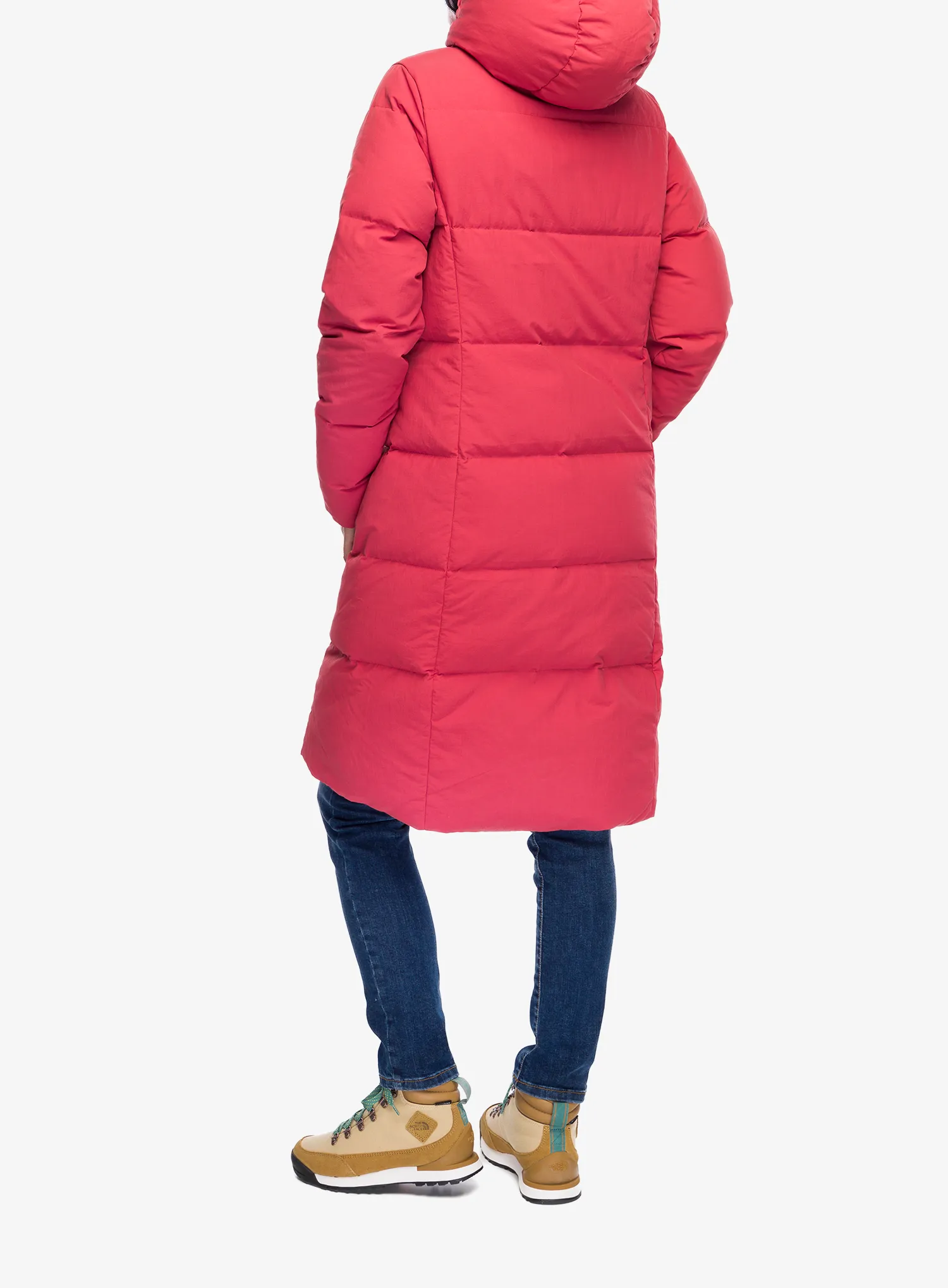 Ženski perjani kaput Jack Wolfskin Nordlicht Coat - red coral