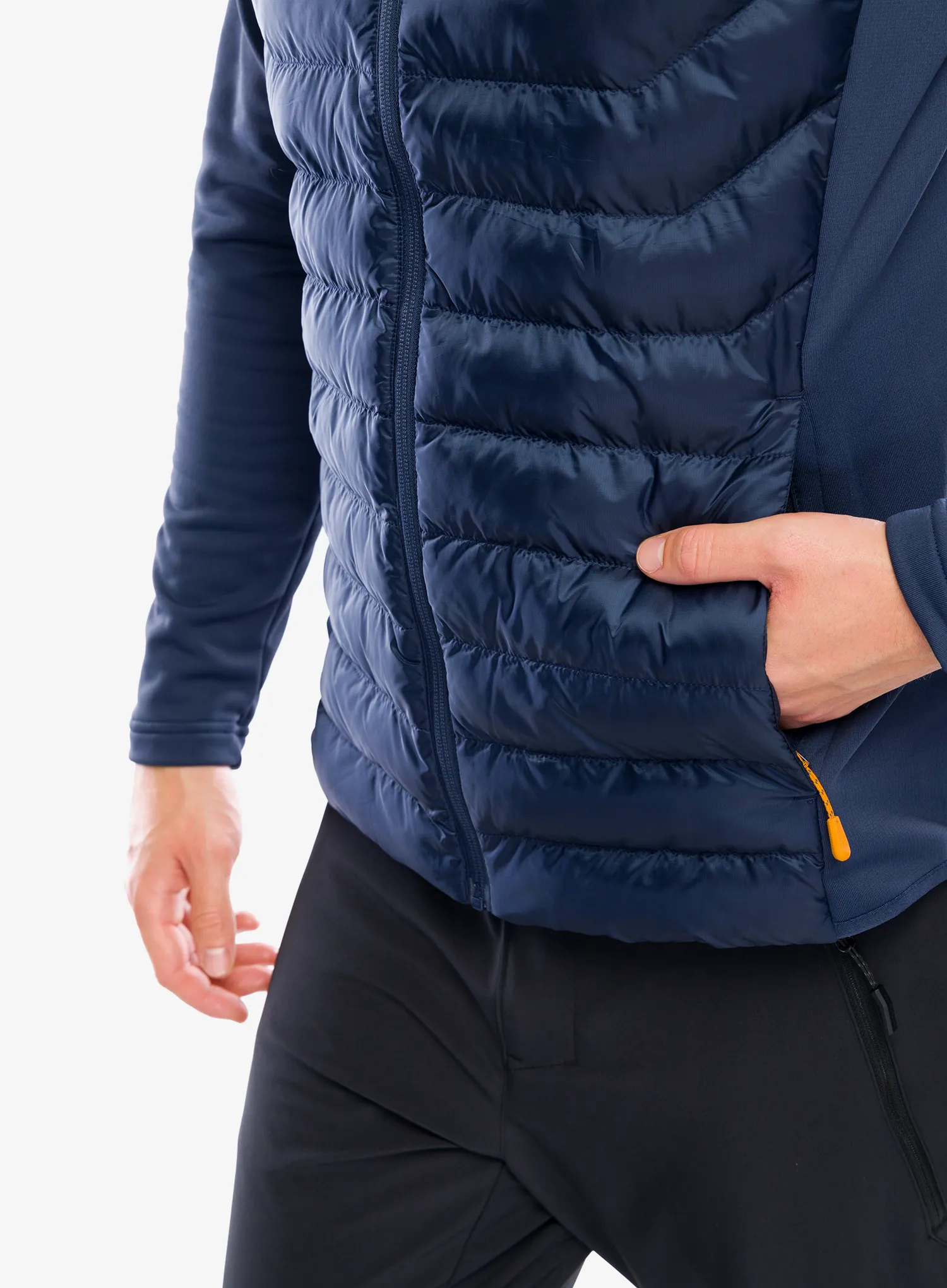 Hibridna jakna Jack Wolfskin Routeburn Pro Hybrid - midnight sky