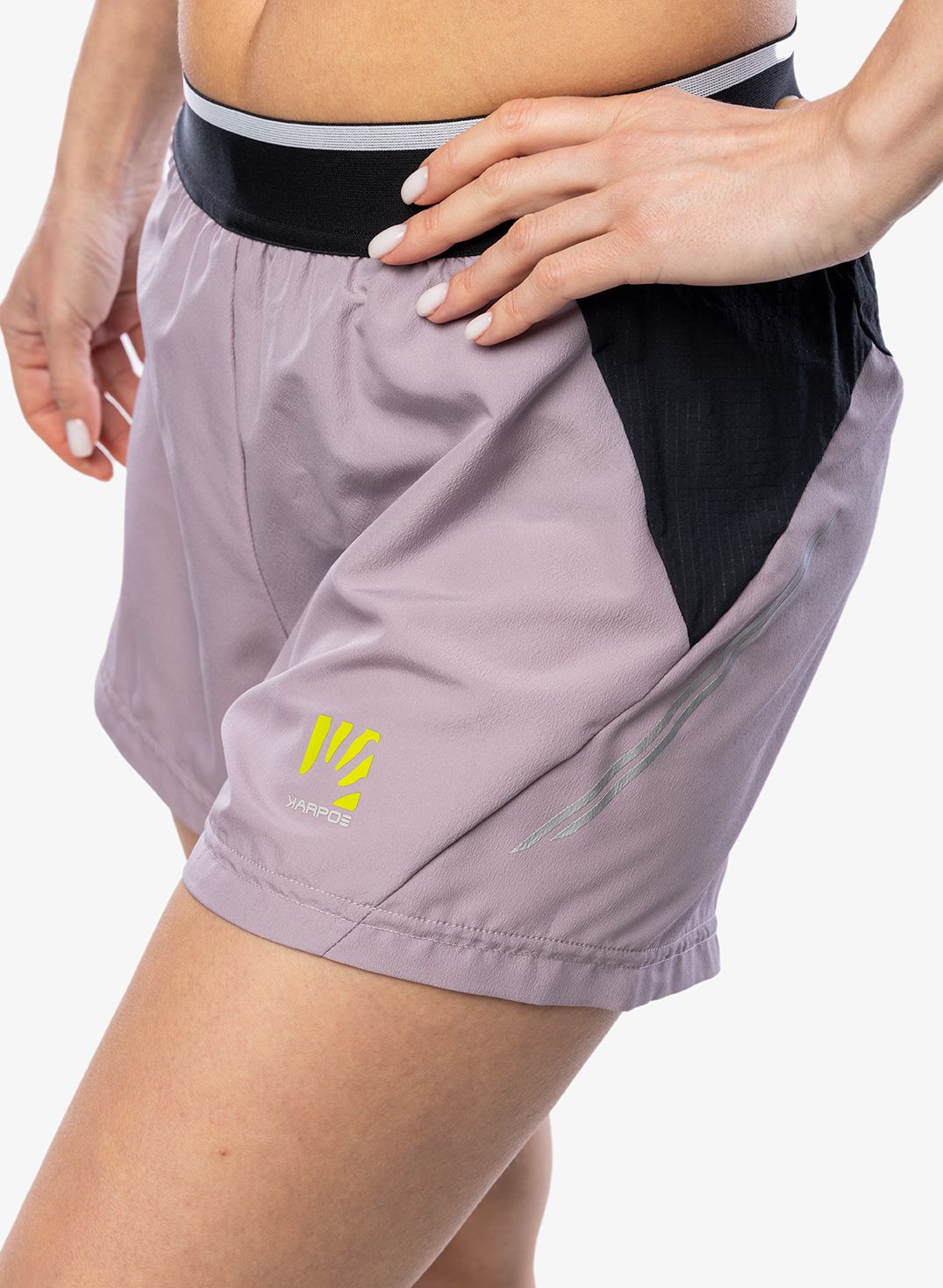 Ženske kratke hlače za trčanje Karpos Fast Evo Shorts - nirvana/black