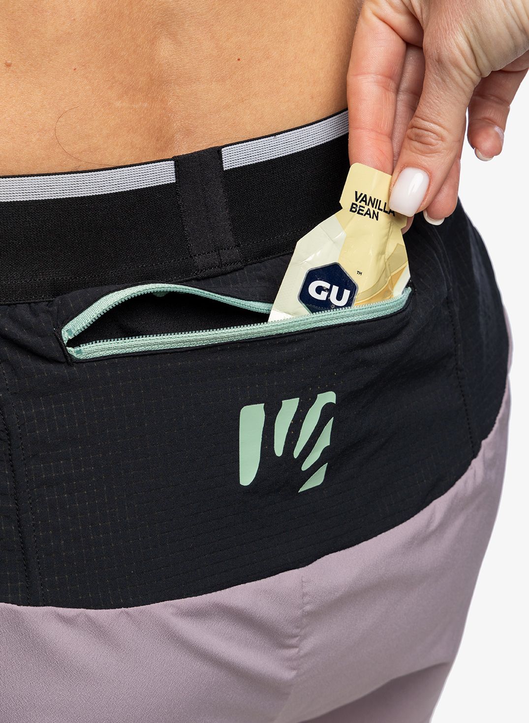 Ženske kratke hlače za trčanje Karpos Fast Evo Shorts - nirvana/black