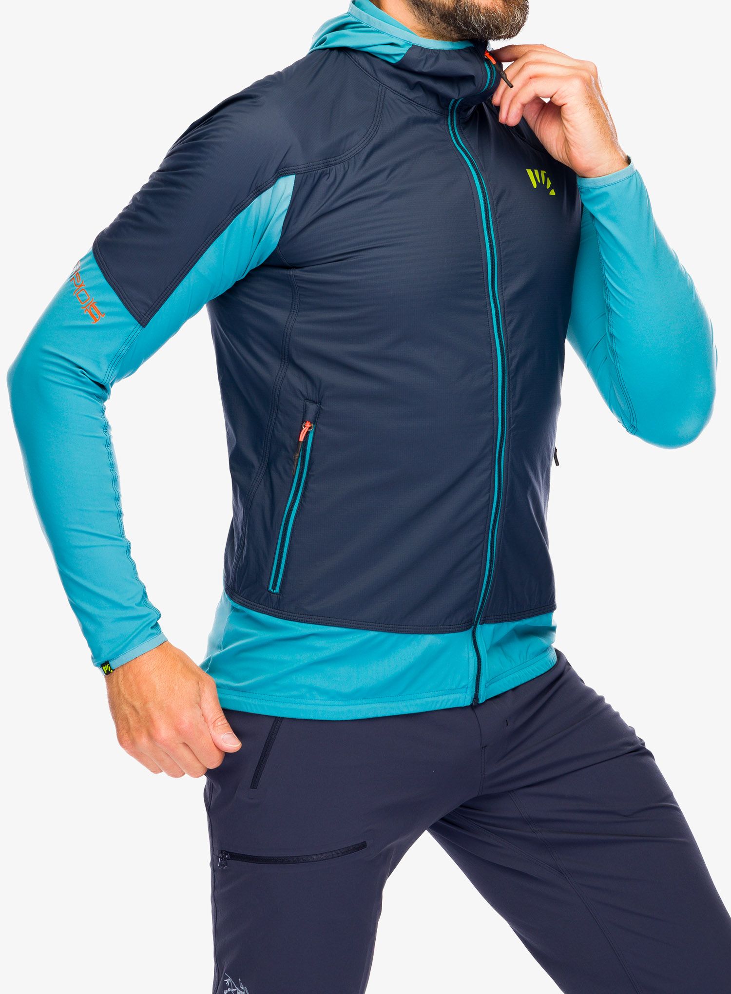 Hibridna jakna Karpos Lavaredo Jacket - outer space/larkspur