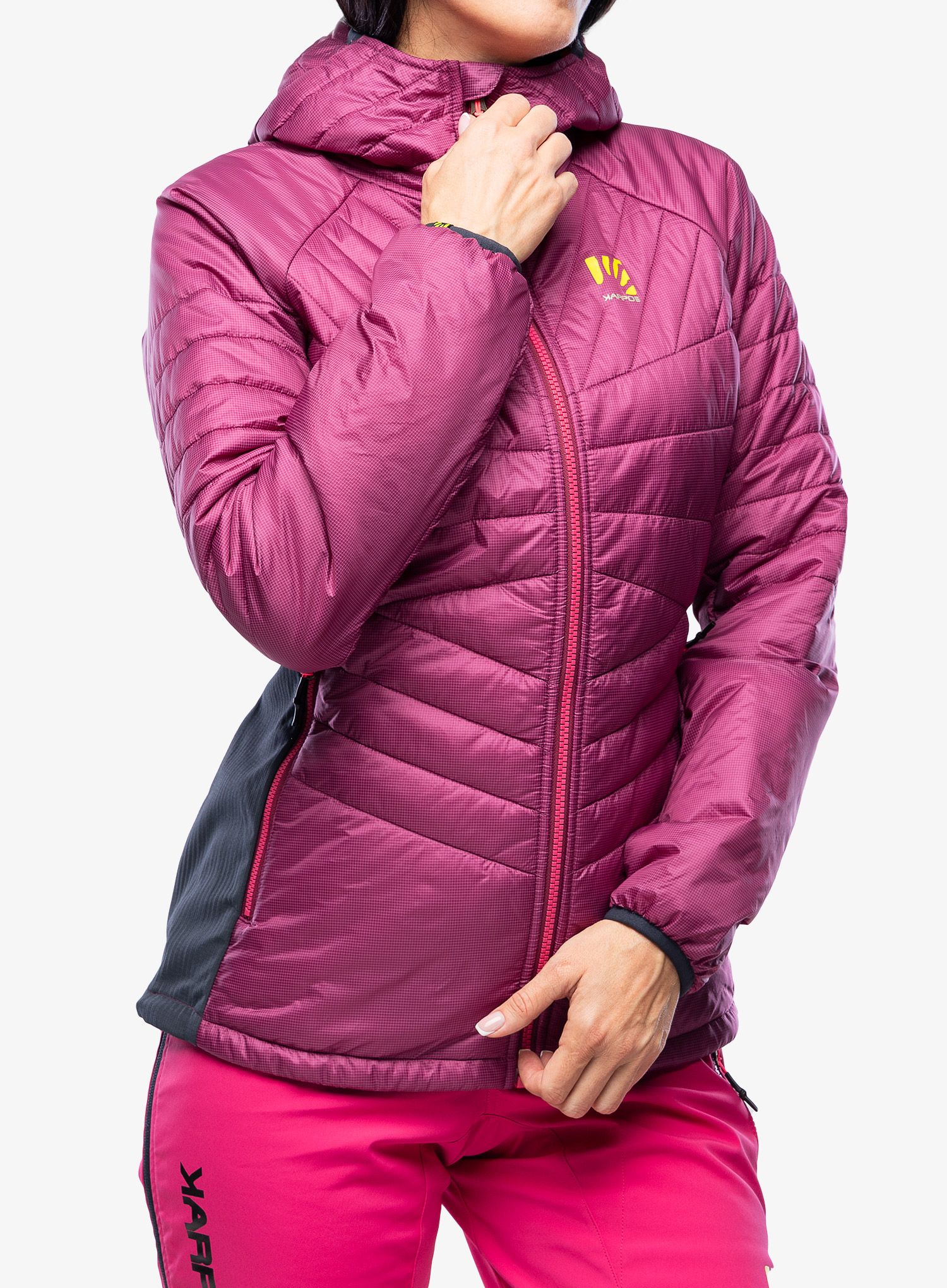 Jakna s postavom ženska Karpos Pian Longhi Jacket - boysenberry/vulcan
