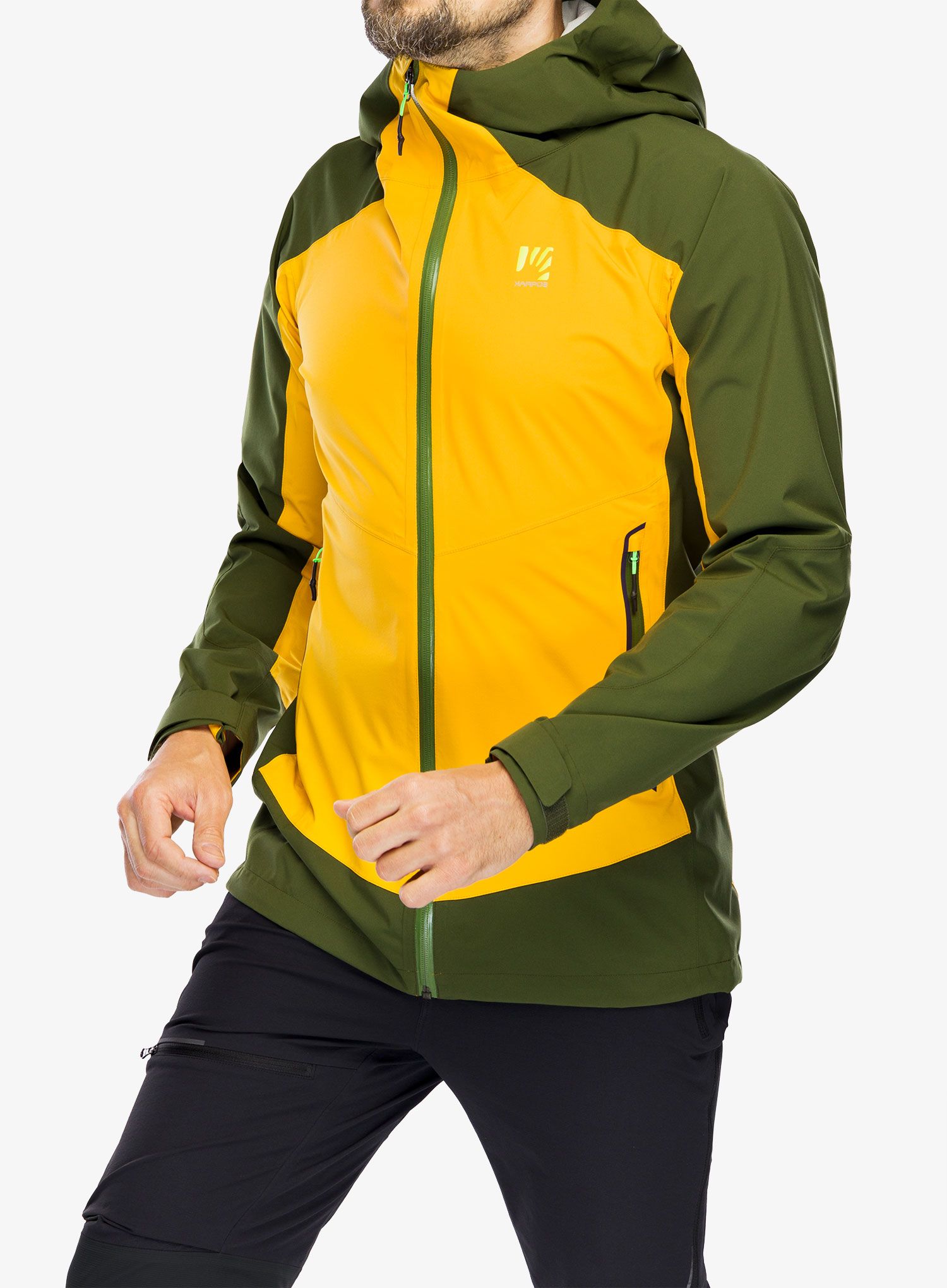 Kišna jakna Karpos Temporale Jacket - radiant/rifle green