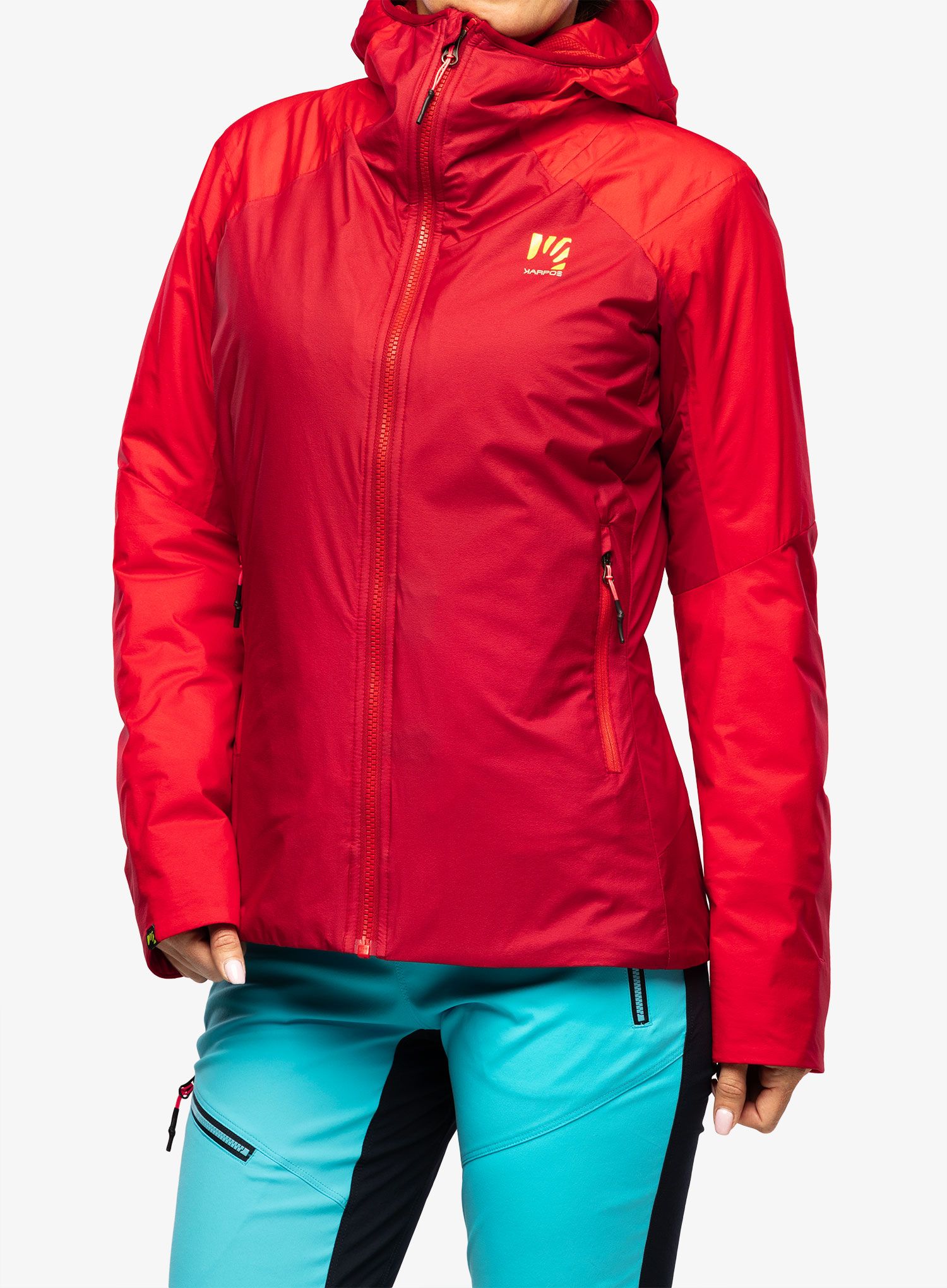 Jakna s postavom Karpos Vinson Jacket - jester red/poinsettia