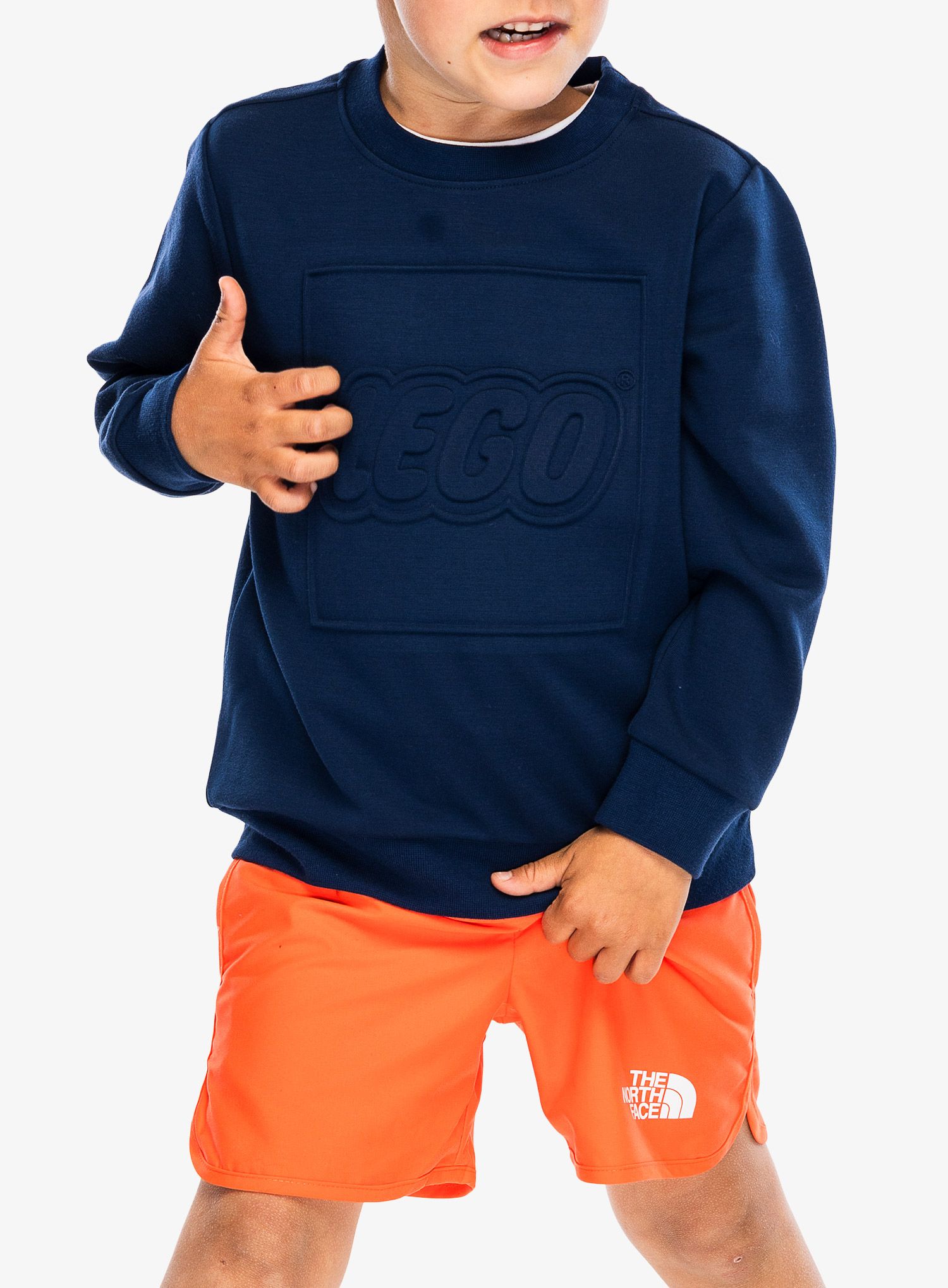 Dukserica za djecu LEGO LW Sky 100 - dark navy