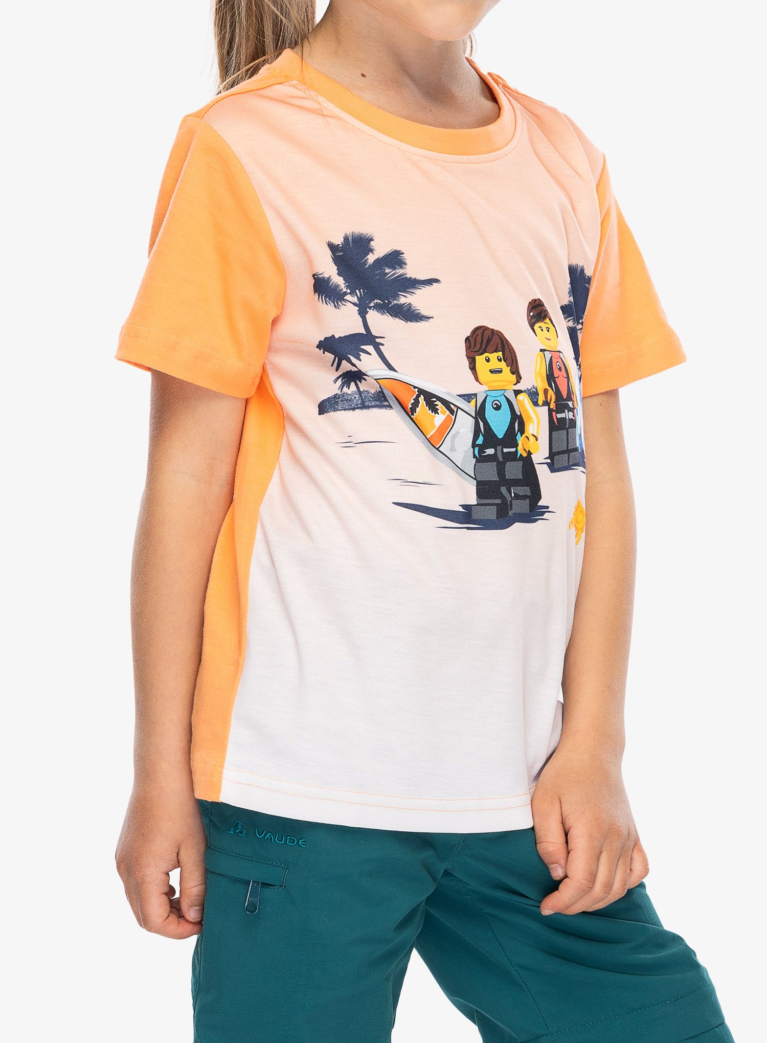 Dječja majica LEGO LW Tano 309 - peach orange