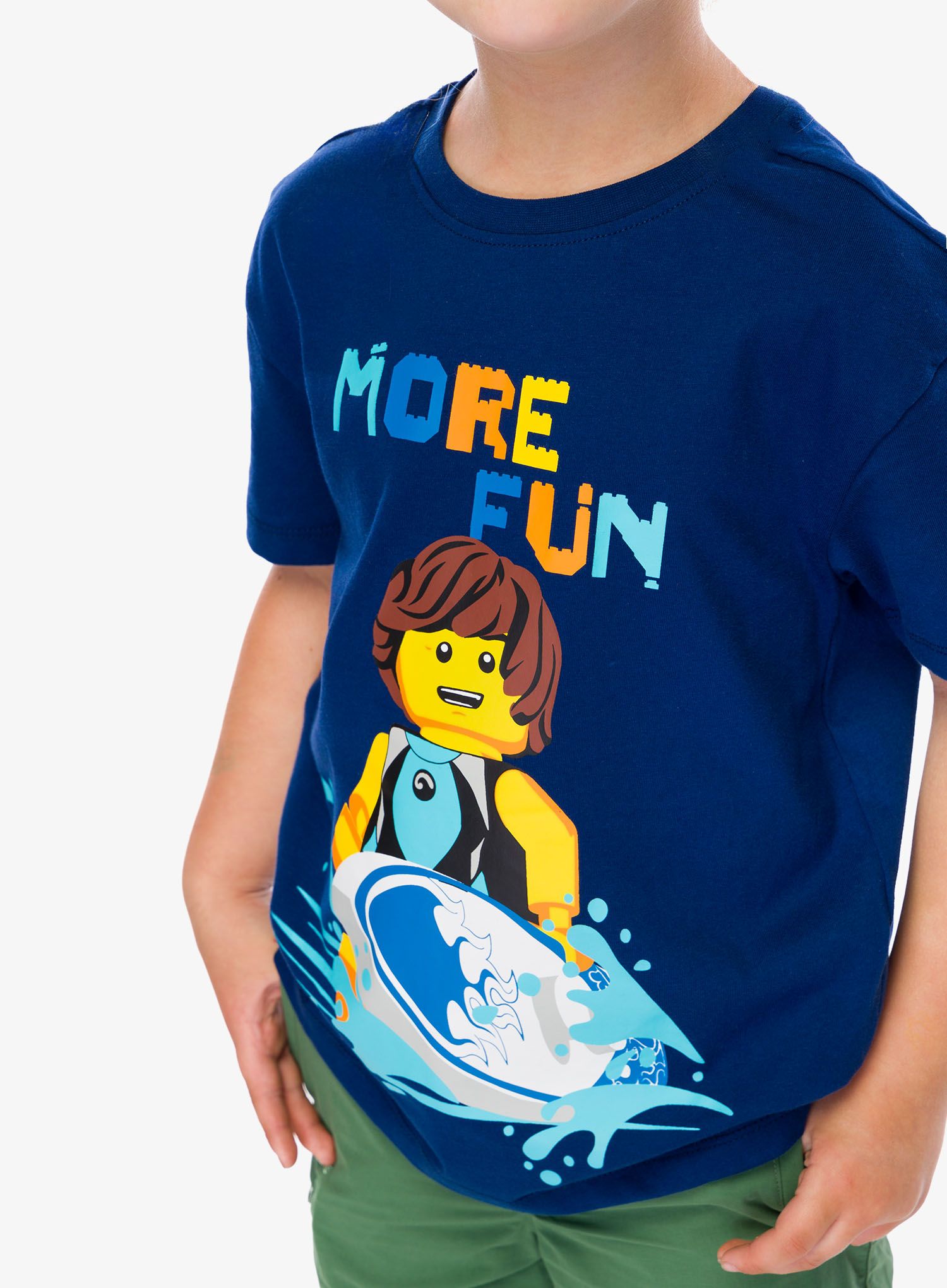 Dječja majica LEGO LW Tano 317 - dark blue