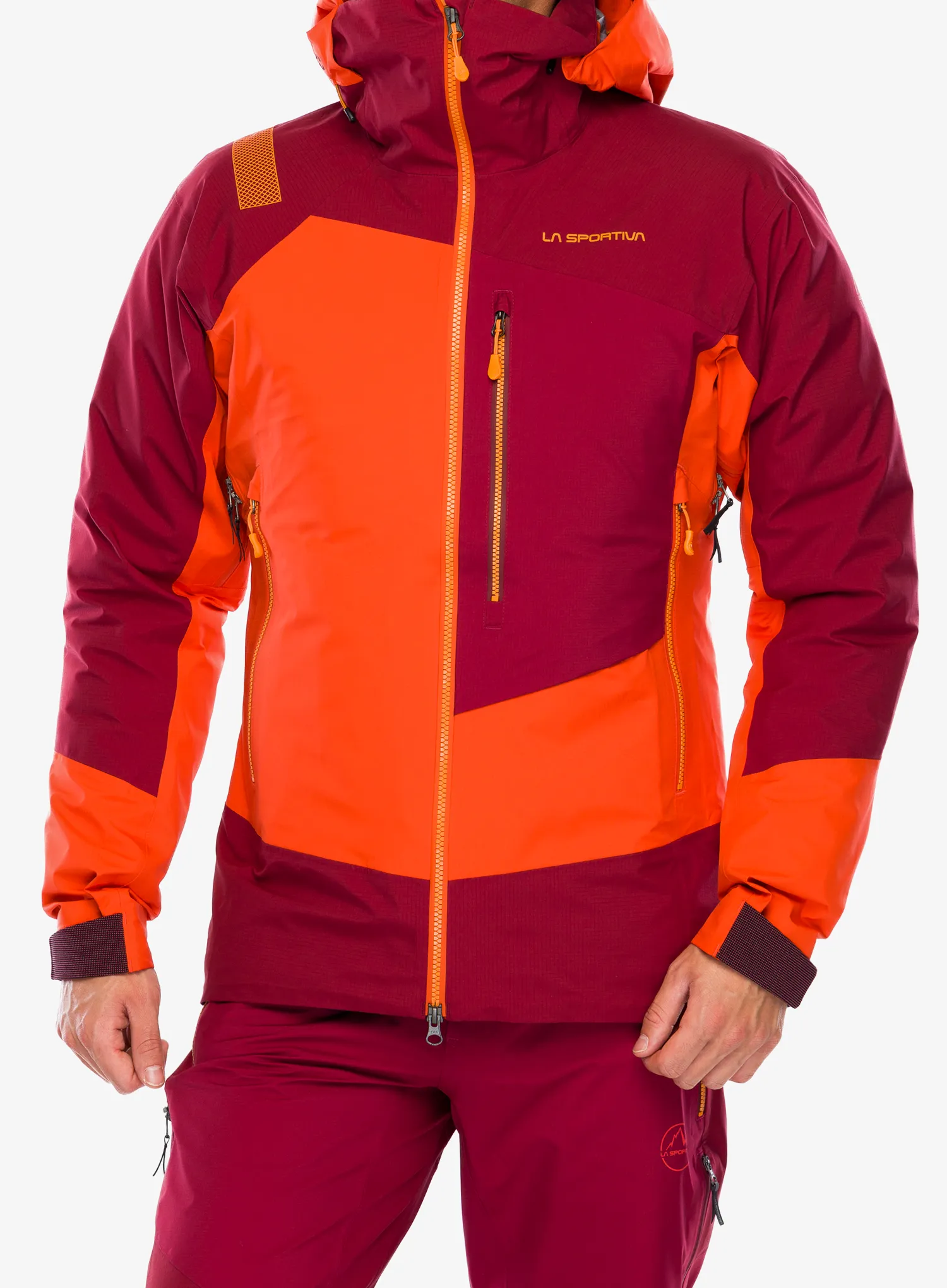 GORE TEX jakna La Sportiva Alpine Guide GTX Jkt - cherry tomato/sangria