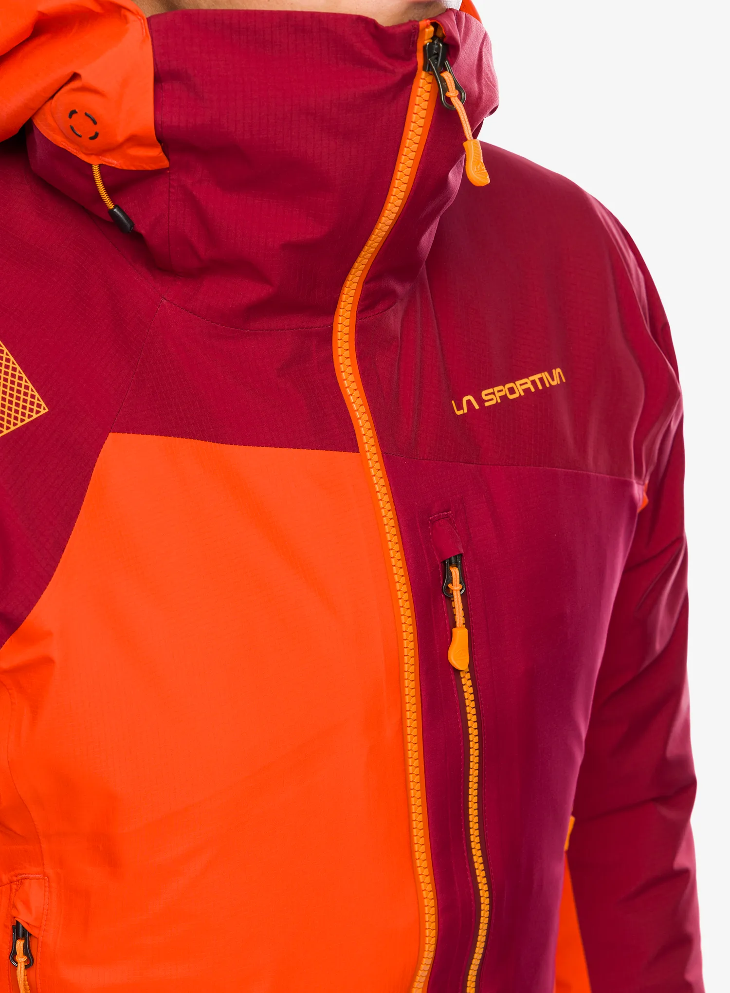 GORE TEX jakna La Sportiva Alpine Guide GTX Jkt - cherry tomato/sangria